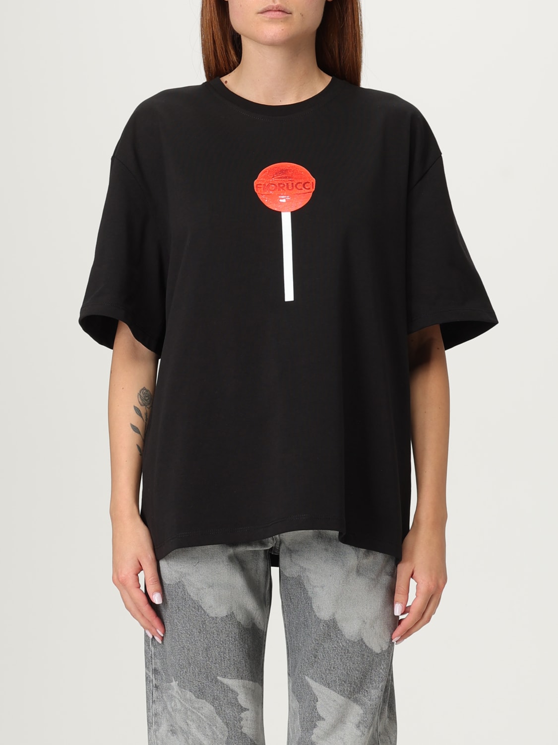 FIORUCCI CAMISETA: Camiseta mujer Fiorucci, Negro - Img 1