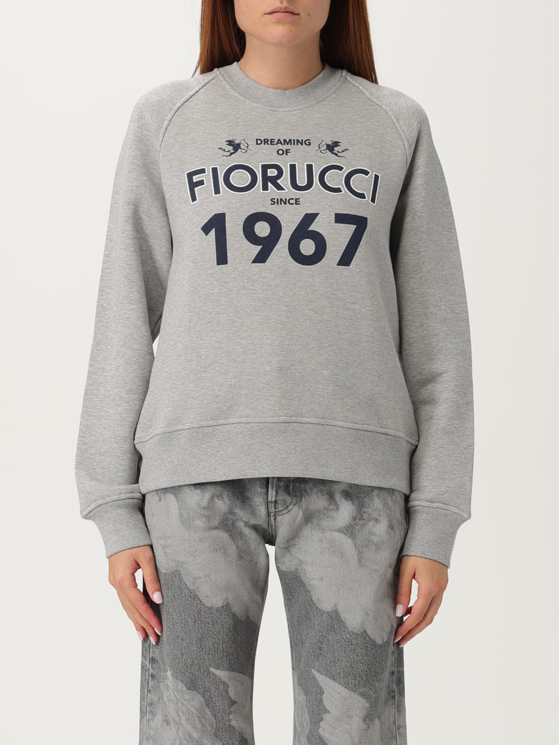 FIORUCCI SWEATSHIRT: Sweatshirt woman Fiorucci, Grey - Img 1