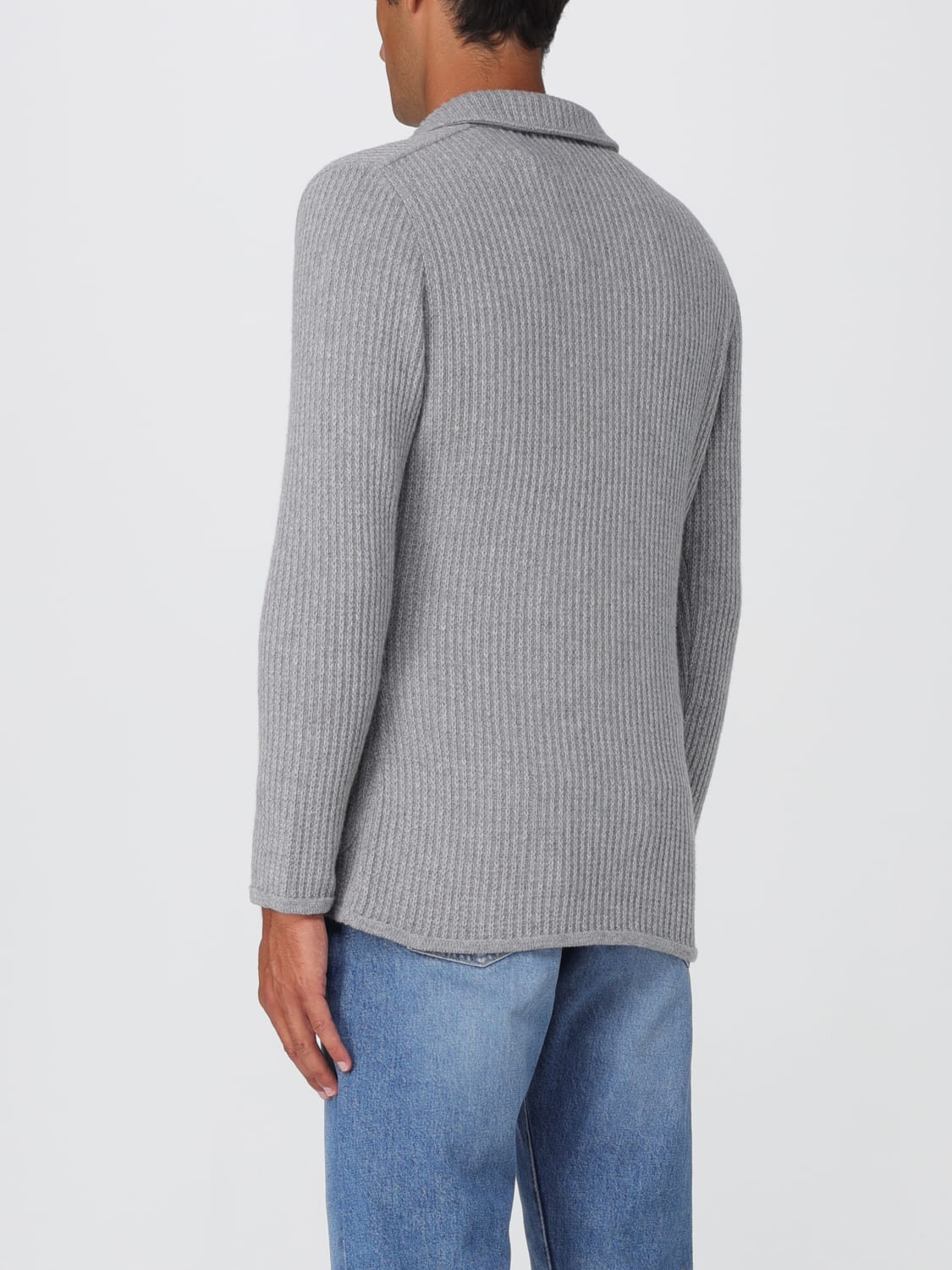 LARDINI JACKET: Sweater men Lardini, Pearl - Img 2
