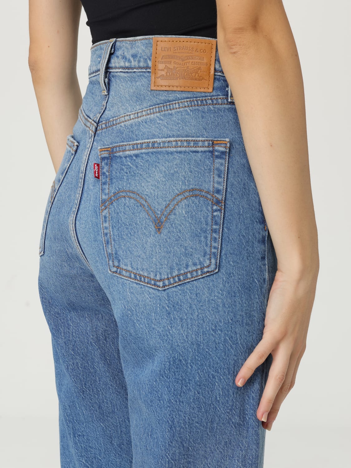 LEVI'S JEANS: Jeans woman Levi's, Denim - Img 3