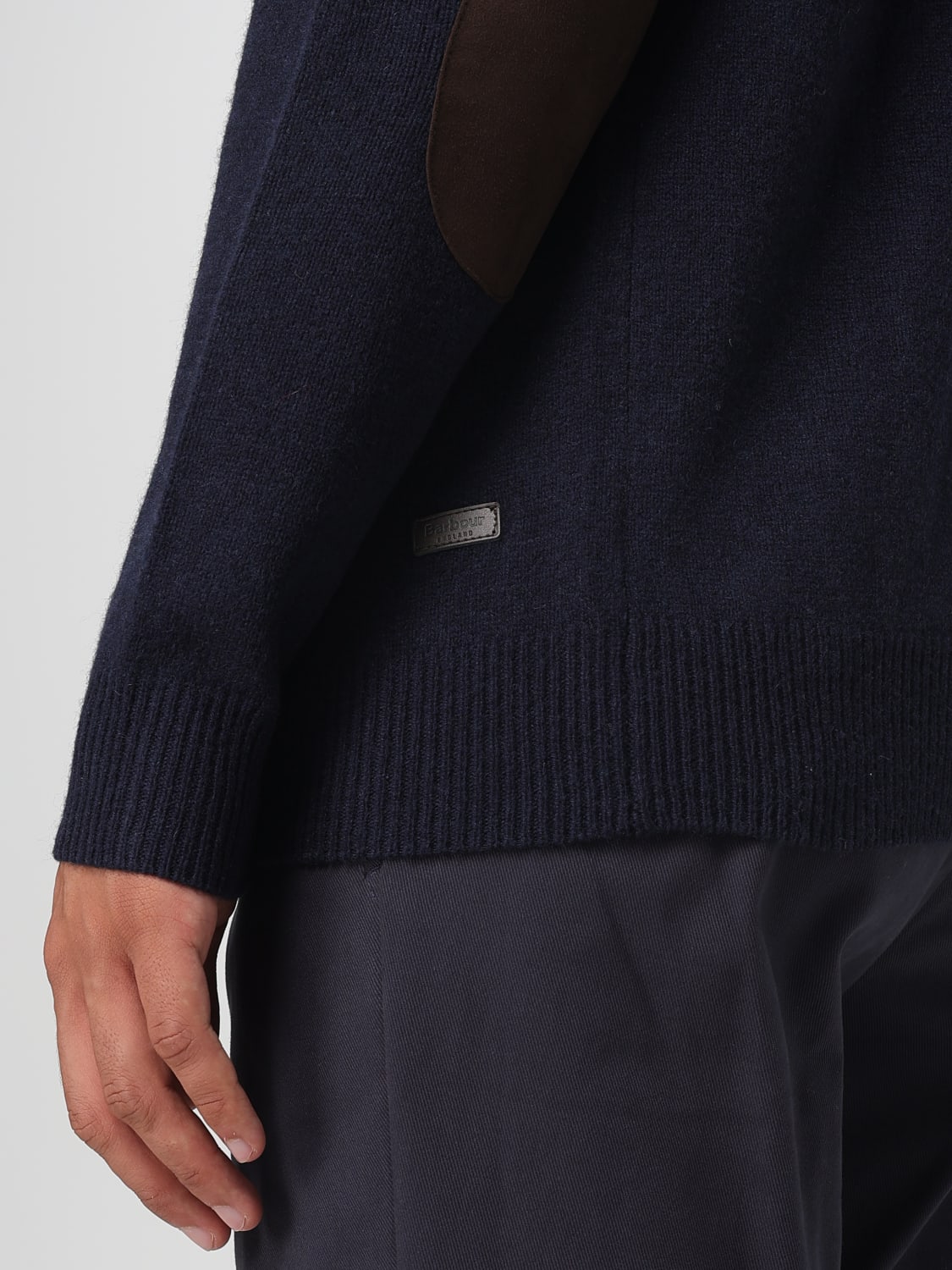 BARBOUR SWEATER: Sweater men Barbour, Blue - Img 3