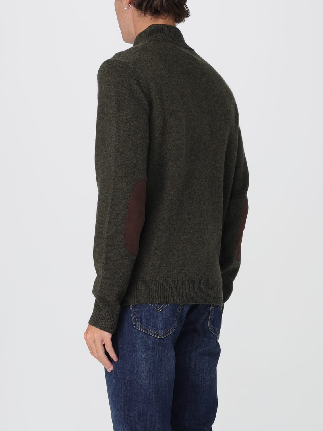BARBOUR SWEATER: Sweater men Barbour, Green - Img 2