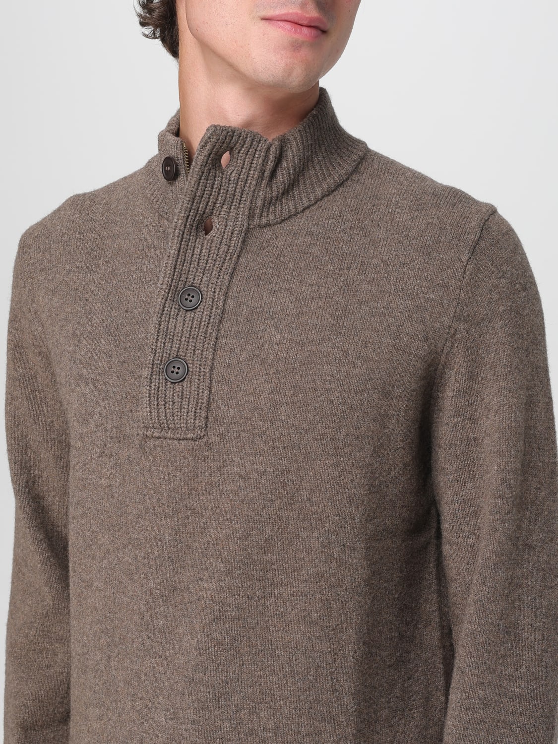 BARBOUR PULLOVER: Pullover herren Barbour, Braun - Img 3