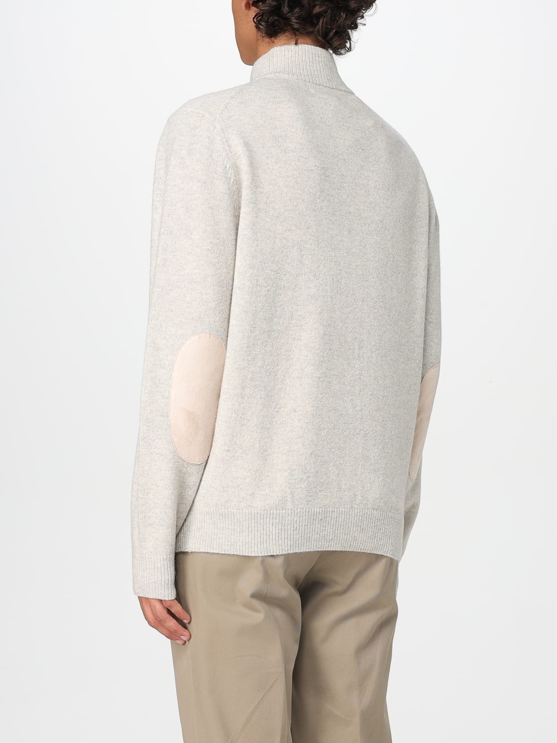 BARBOUR SWEATER: Sweater men Barbour, Cream - Img 2