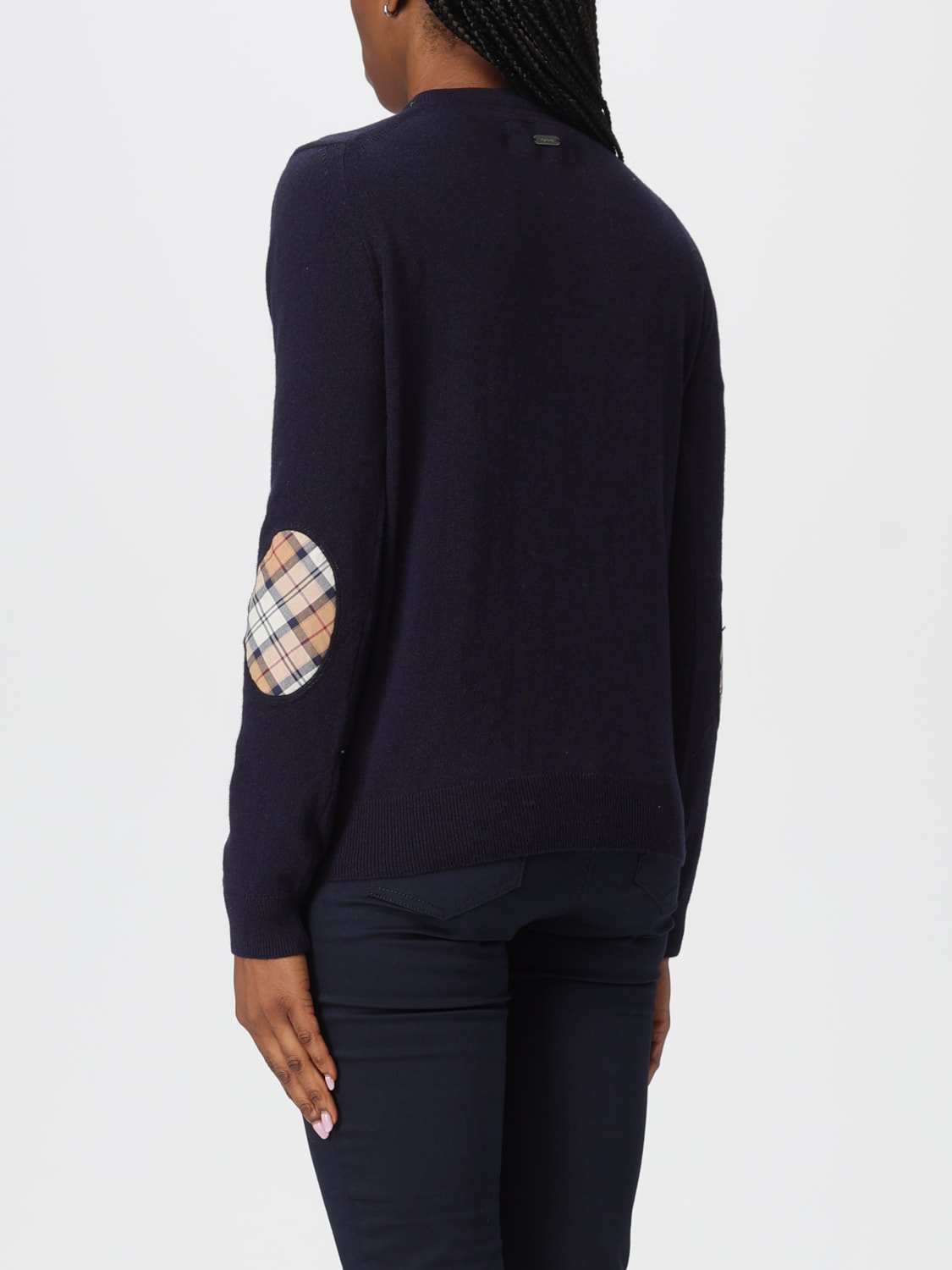 BARBOUR SWEATER: Cardigan woman Barbour, Navy - Img 2