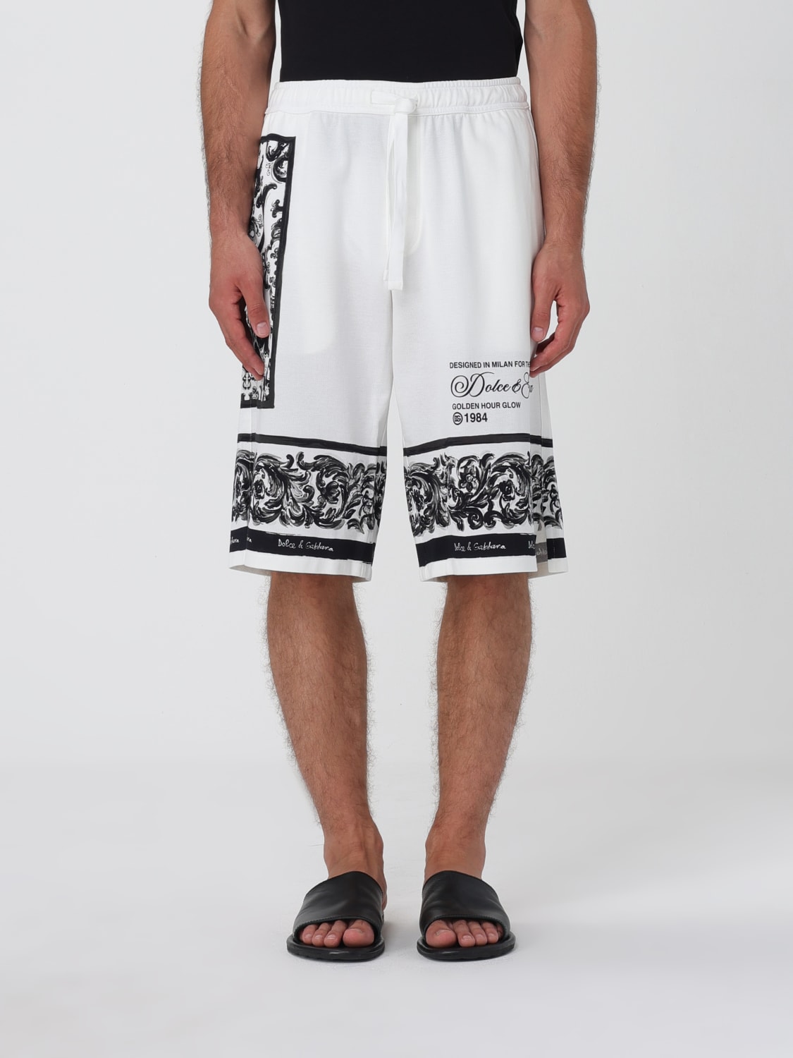 DOLCE & GABBANA SHORTS: Short men Dolce & Gabbana, White - Img 1