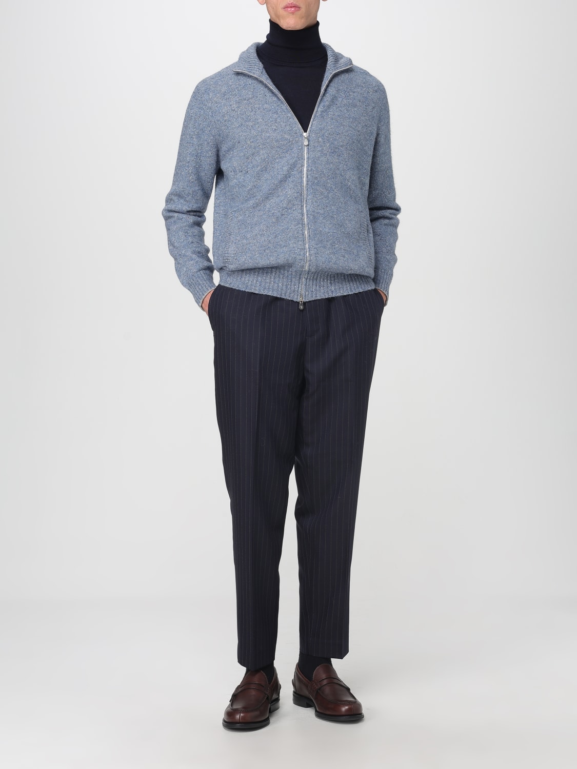 BRUNELLO CUCINELLI SWEATER: Sweater men Brunello Cucinelli, Grey - Img 2