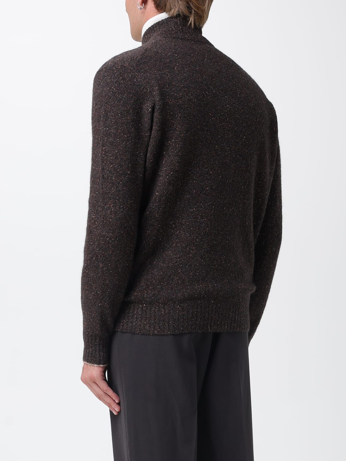 BRUNELLO CUCINELLI SWEATER: Sweater men Brunello Cucinelli, Brown - Img 3