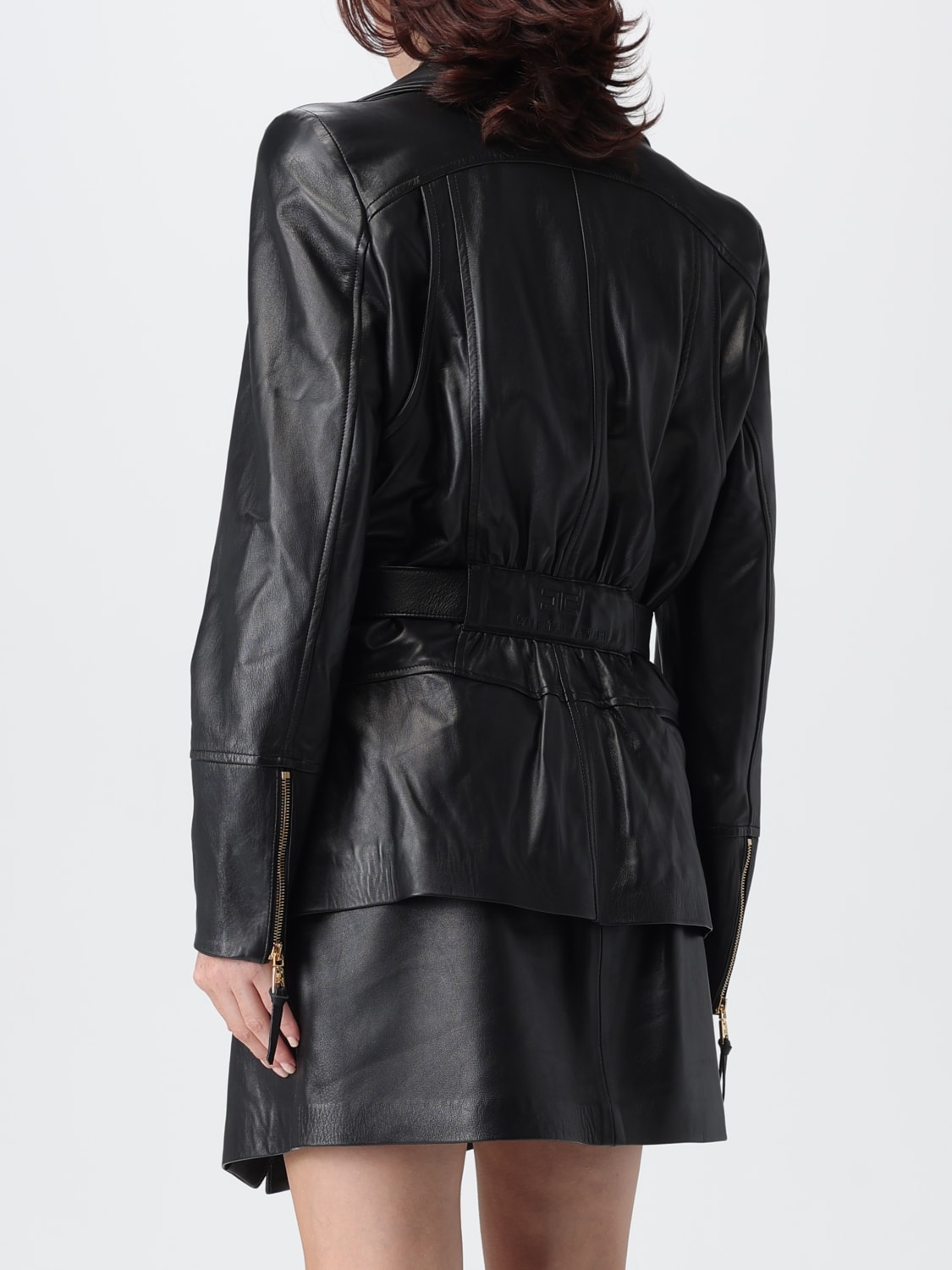 ELISABETTA FRANCHI JACKET: Jacket woman Elisabetta Franchi, Black - Img 3