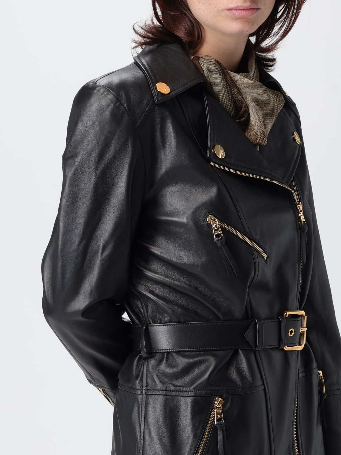 ELISABETTA FRANCHI JACKET: Jacket woman Elisabetta Franchi, Black - Img 4