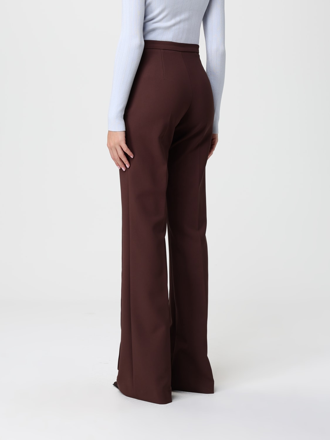 ELISABETTA FRANCHI PANTALONES: Pantalón mujer Elisabetta Franchi, Café - Img 3