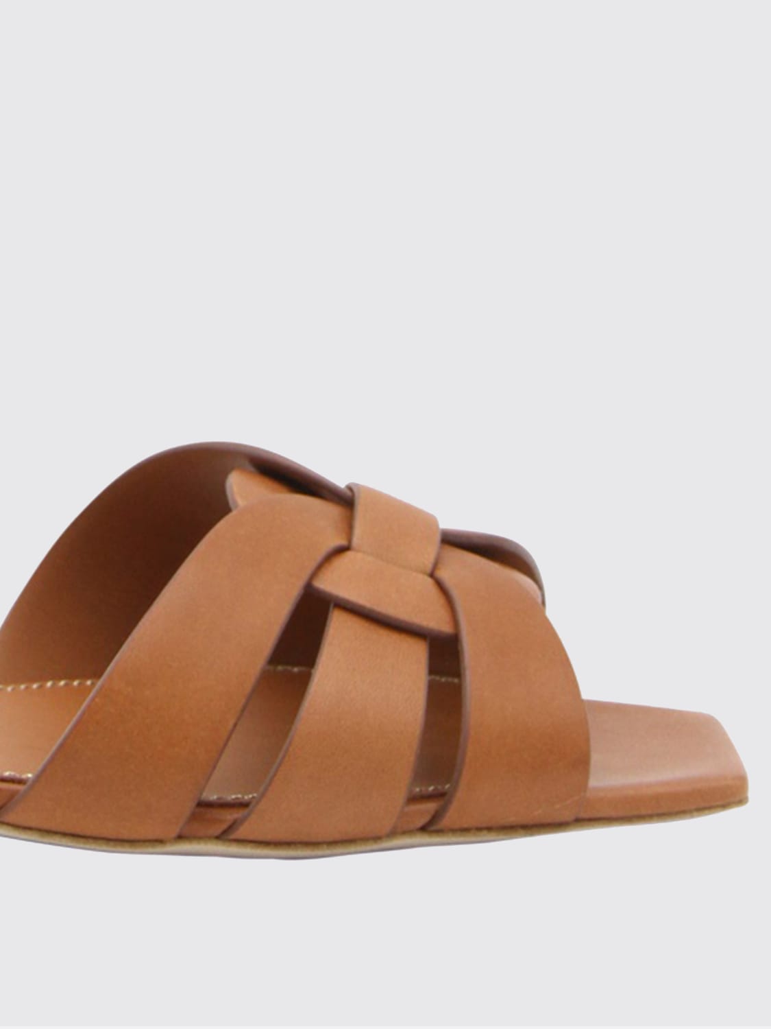 SAINT LAURENT 高跟凉鞋: 芭蕾平底鞋 女士 Saint Laurent, 红色 - Img 3