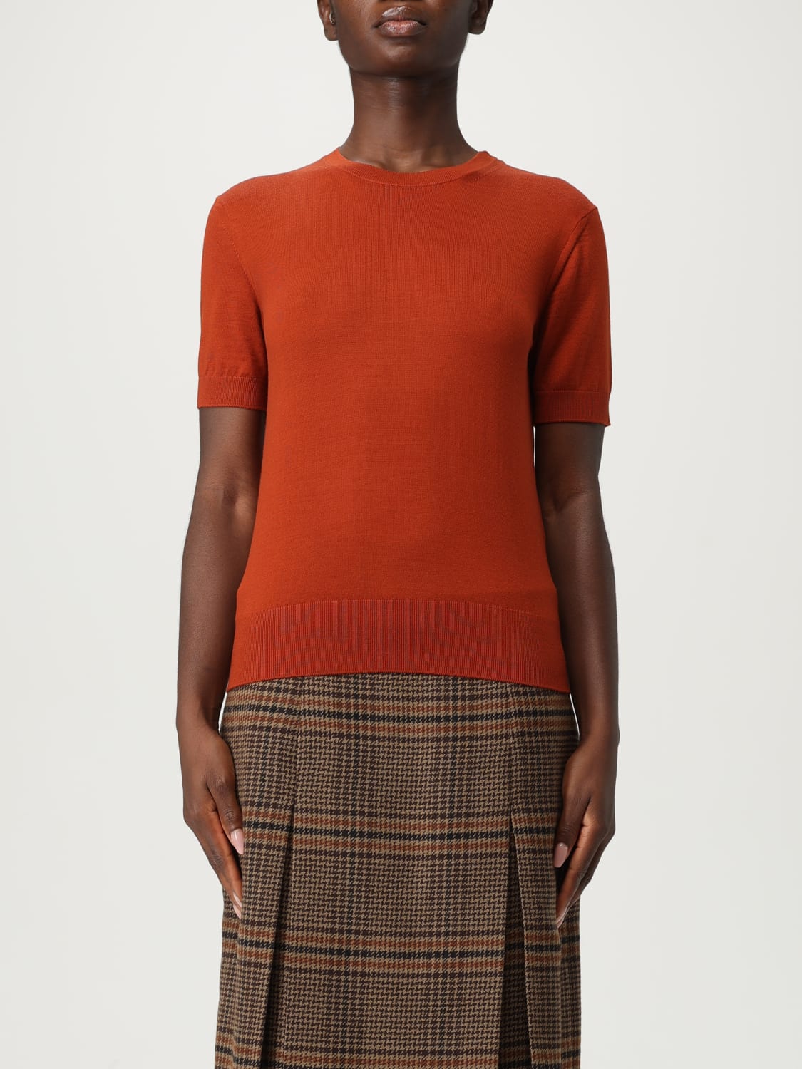 SAINT LAURENT SWEATER: Sweater woman Saint Laurent, Orange - Img 1