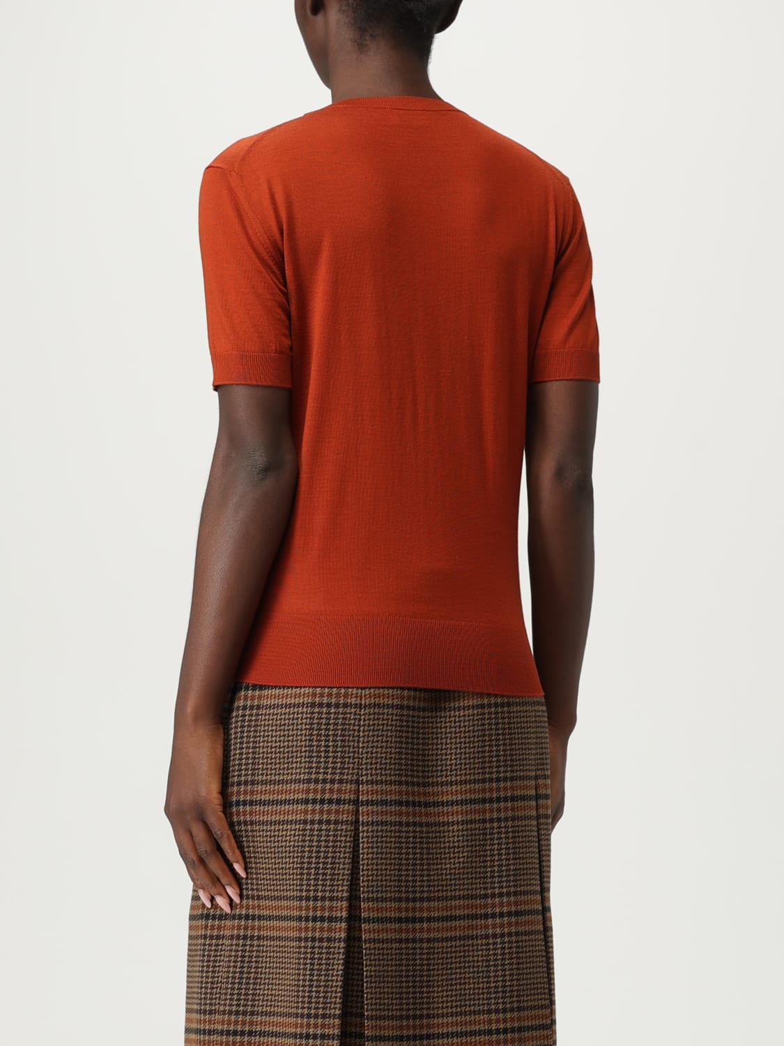 SAINT LAURENT SWEATER: Sweater woman Saint Laurent, Orange - Img 3