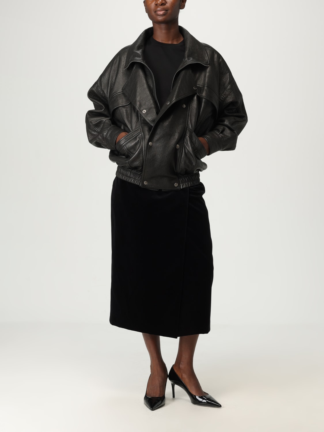 SAINT LAURENT JERSEY: Jersey mujer Saint Laurent, Negro - Img 2