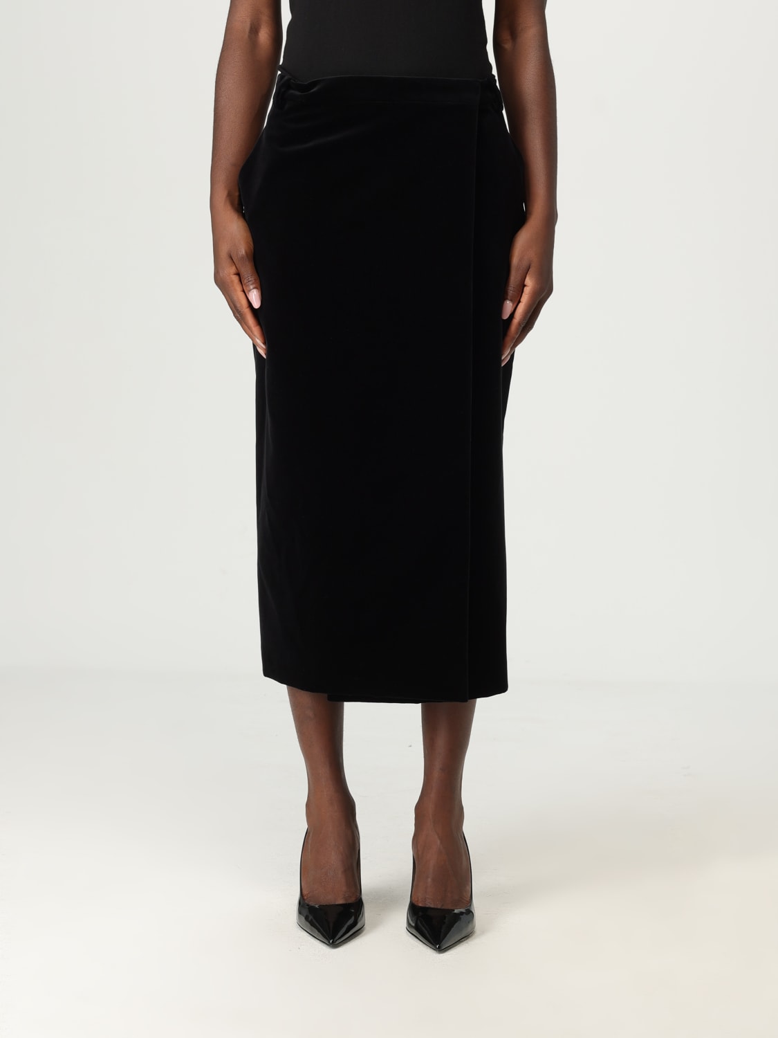 SAINT LAURENT FALDA: Falda mujer Saint Laurent, Negro - Img 1