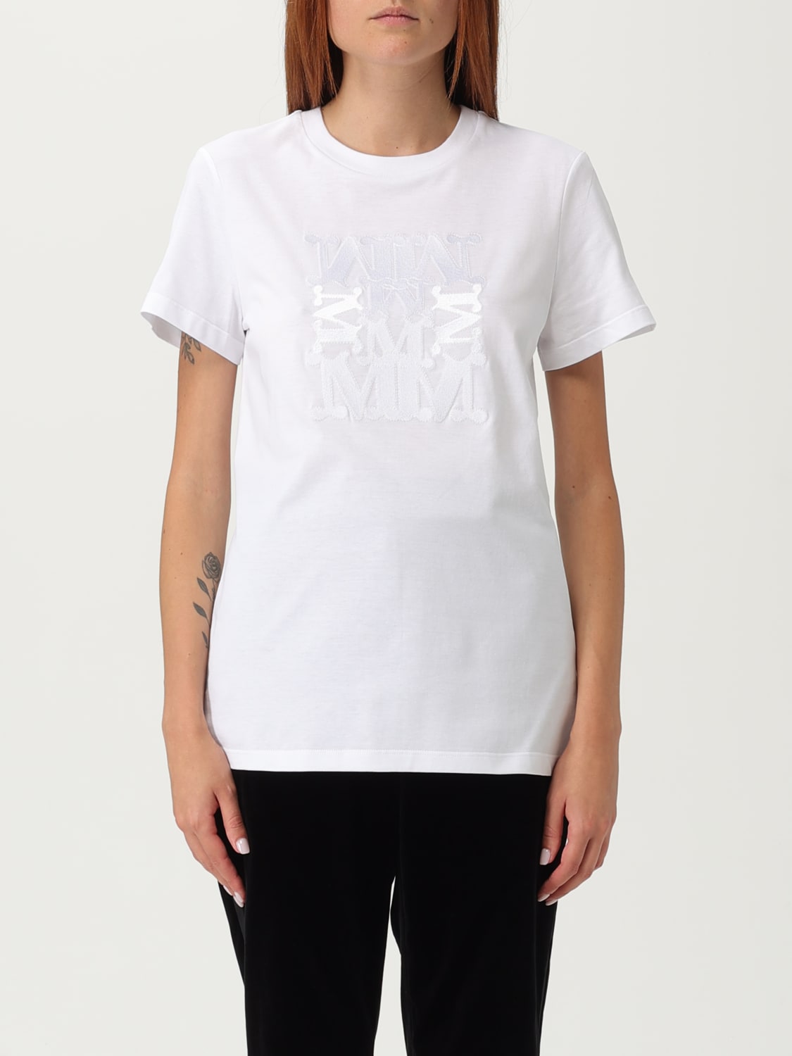 MAX MARA CAMISETA: Camiseta mujer Max Mara, Blanco - Img 1