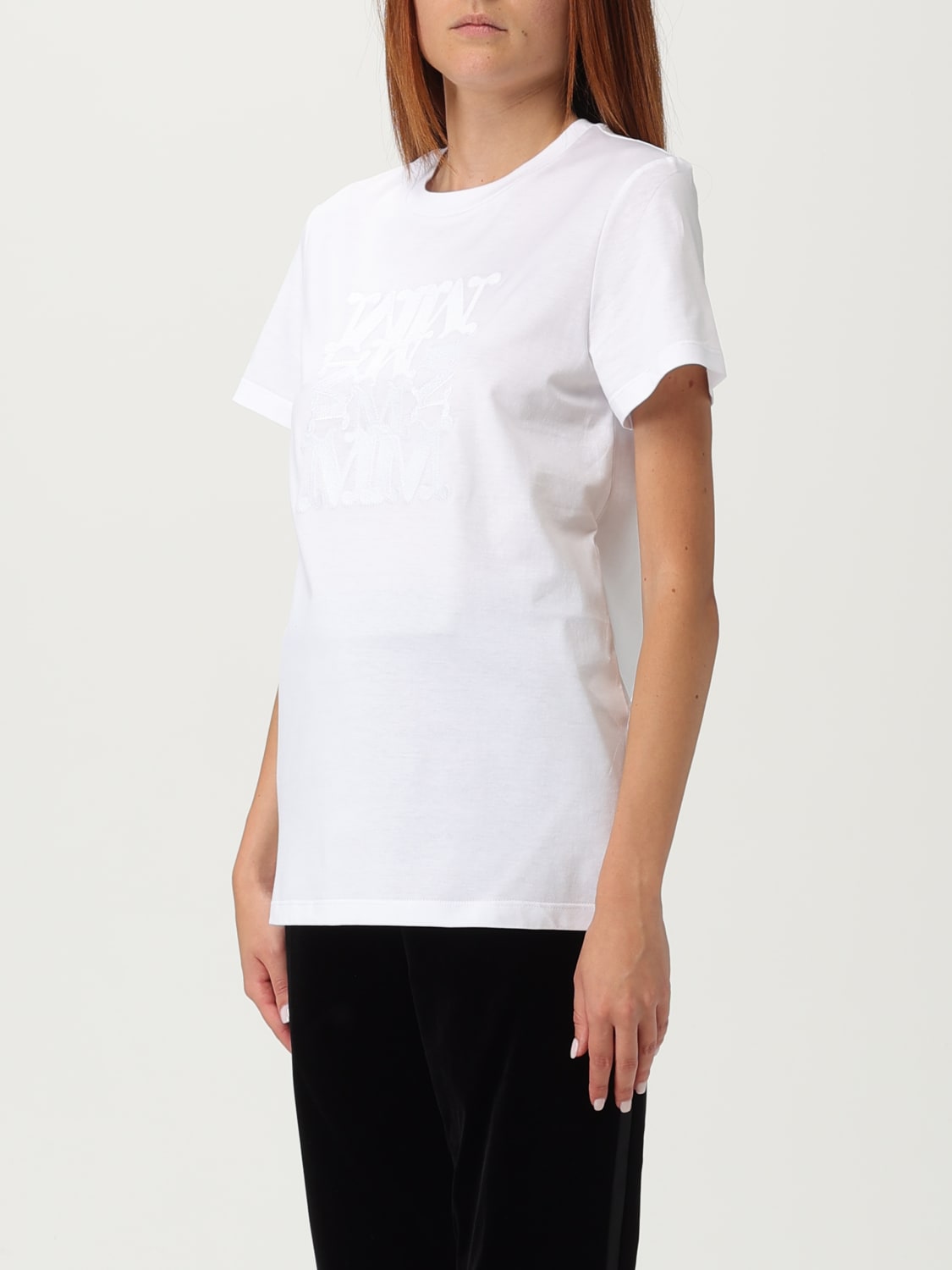 MAX MARA CAMISETA: Camiseta mujer Max Mara, Blanco - Img 4