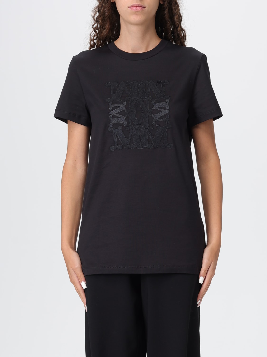 MAX MARA T-SHIRT: T-shirt woman Max Mara, Black - Img 1