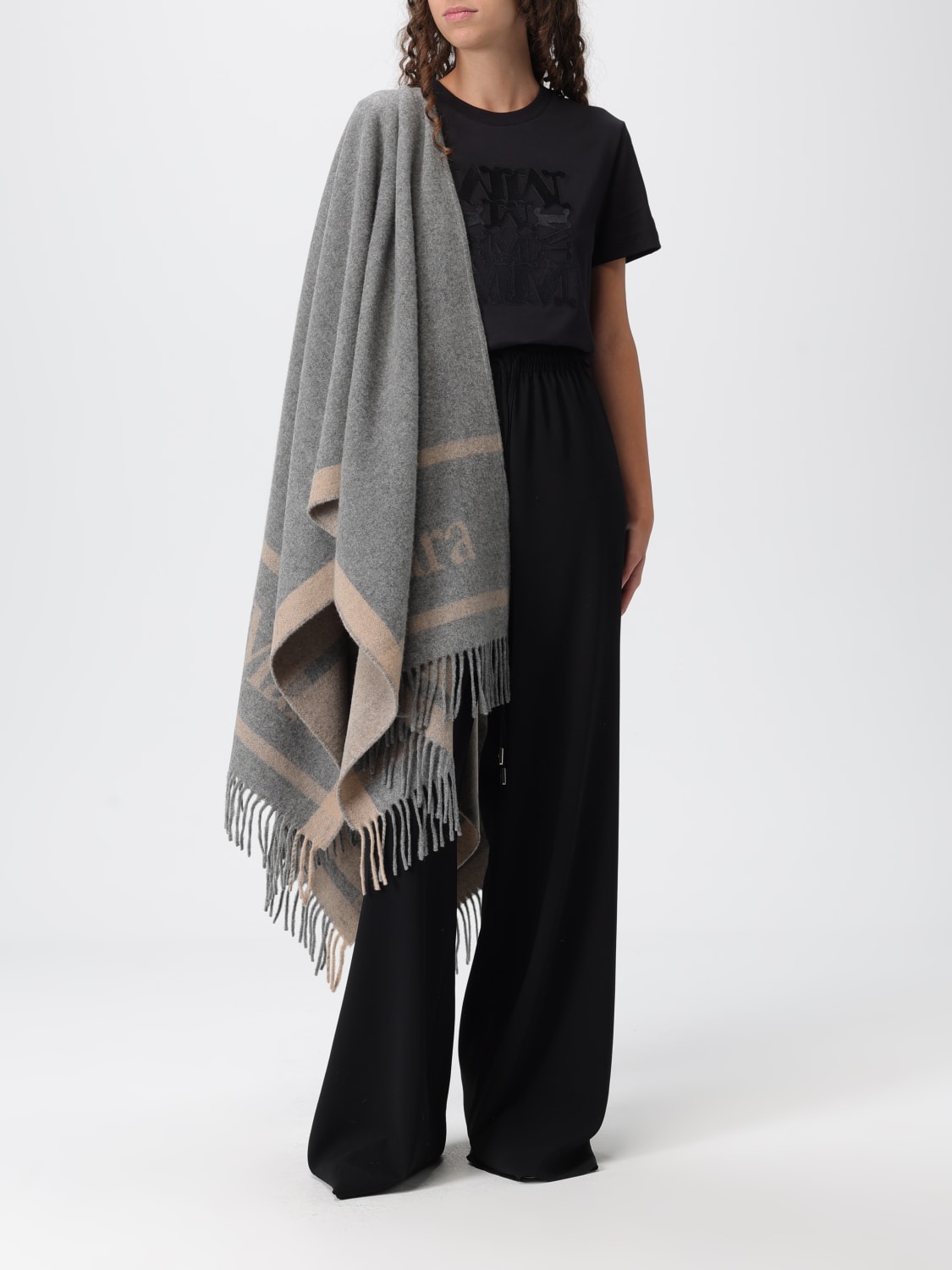 MAX MARA T-SHIRT: T-shirt woman Max Mara, Black - Img 2