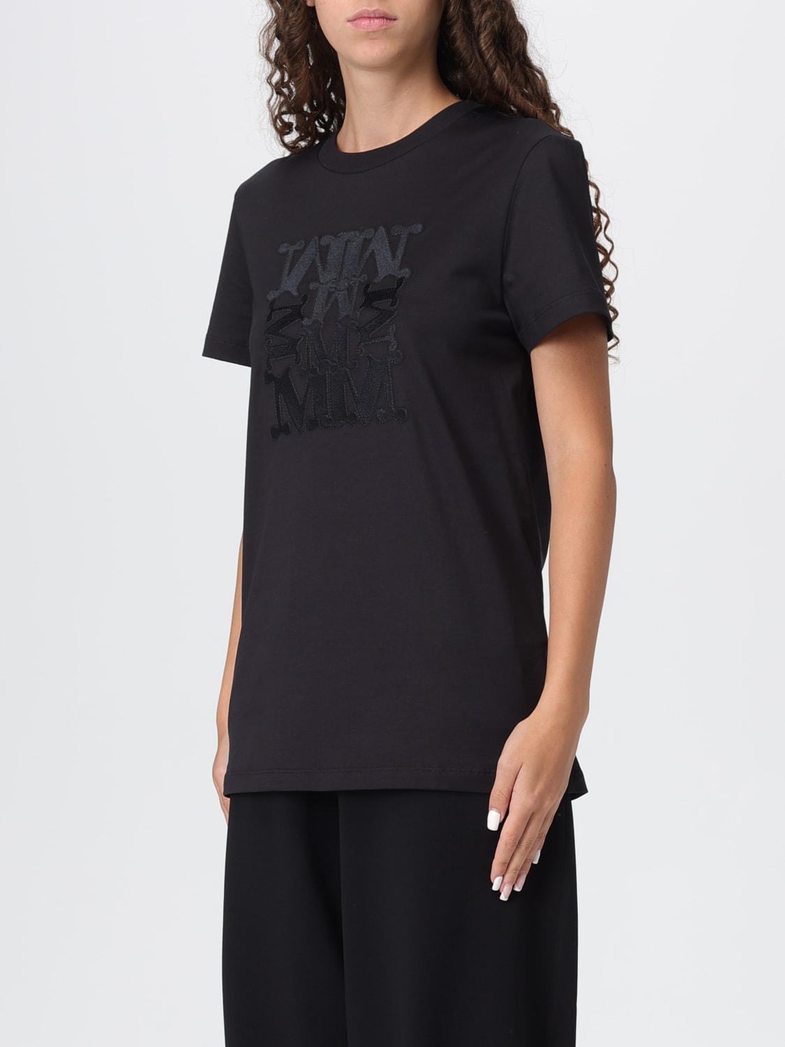 MAX MARA T-SHIRT: T-shirt woman Max Mara, Black - Img 4