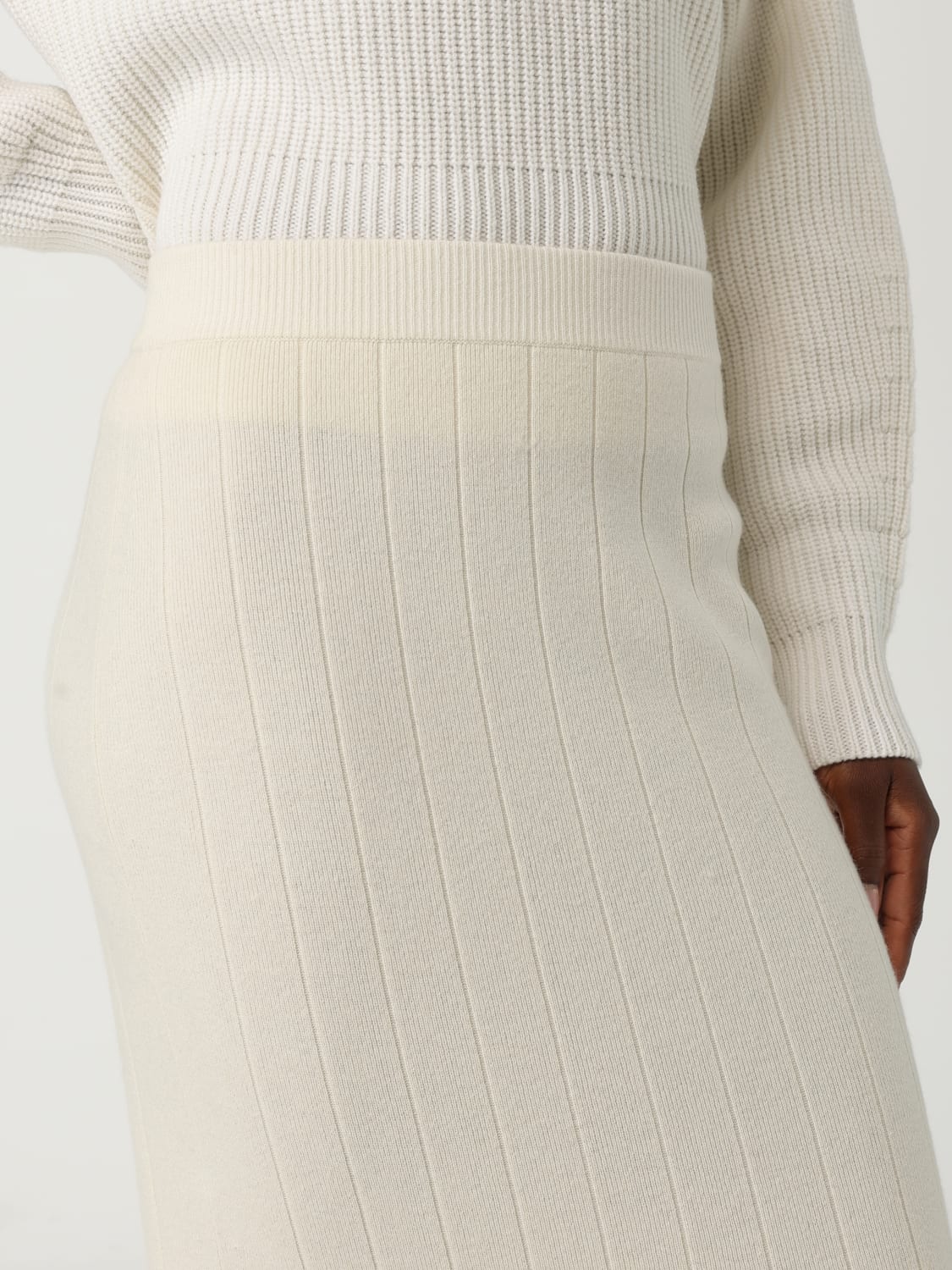 MAX MARA FALDA: Falda mujer Max Mara, Blanco - Img 5