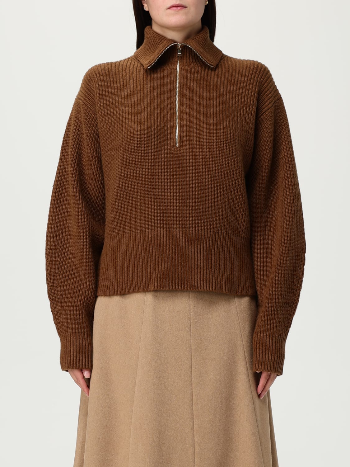 MAX MARA SWEATER: Sweater woman Max Mara, Leather - Img 1