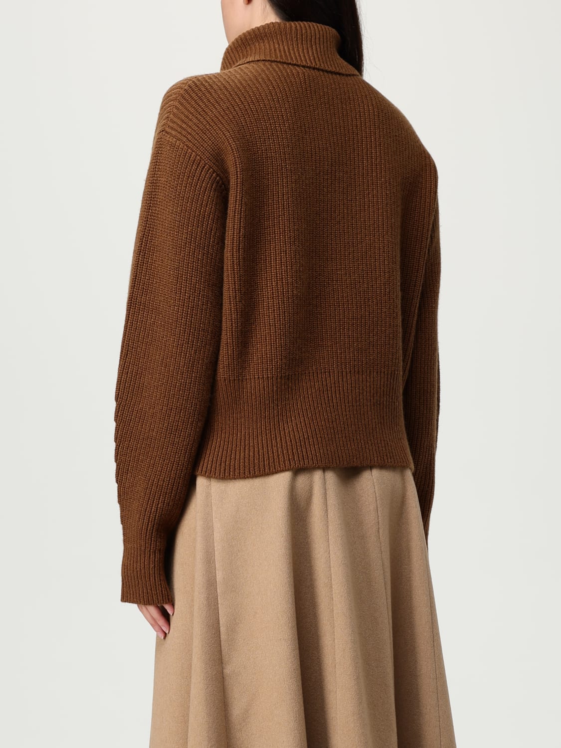MAX MARA SWEATER: Sweater woman Max Mara, Leather - Img 3