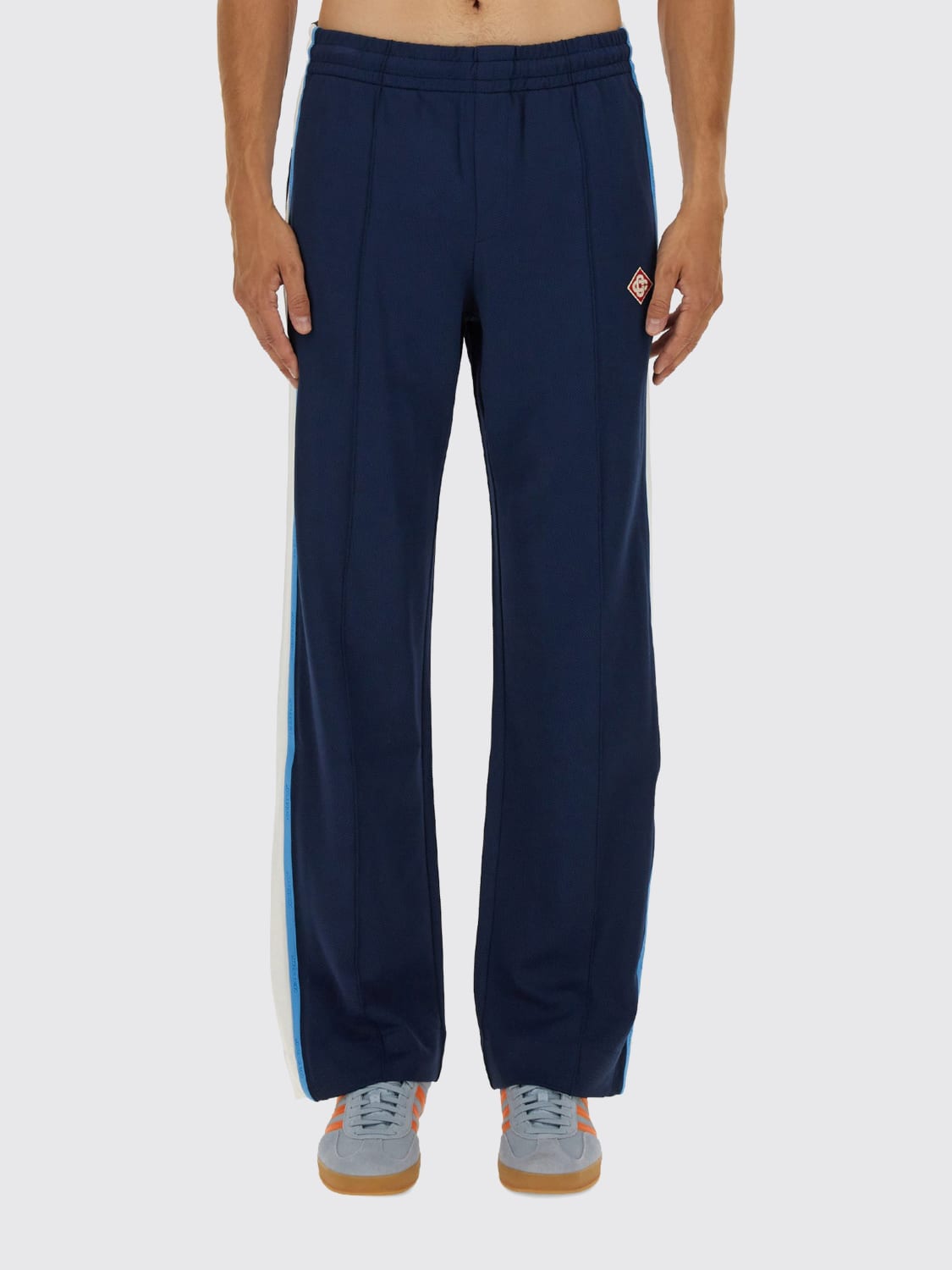 CASABLANCA PANTALONI: Pantalone sportivo Casablanca in tessuto tecnico stretch , Blue - Img 1