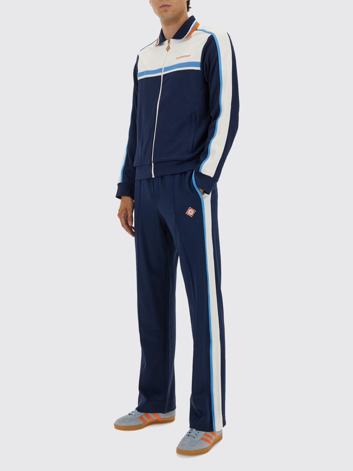 CASABLANCA PANTALONI: Pantalone sportivo Casablanca in tessuto tecnico stretch , Blue - Img 2