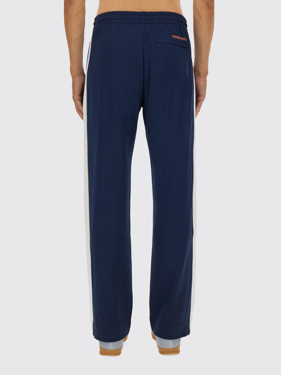 CASABLANCA PANTALONI: Pantalone sportivo Casablanca in tessuto tecnico stretch , Blue - Img 3