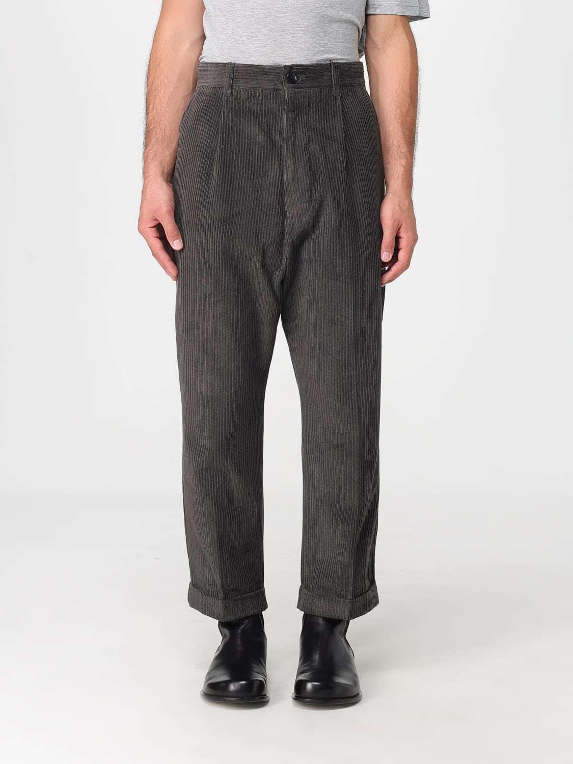 AMI PARIS PANTS: Pants men Ami Paris, Grey - Img 1