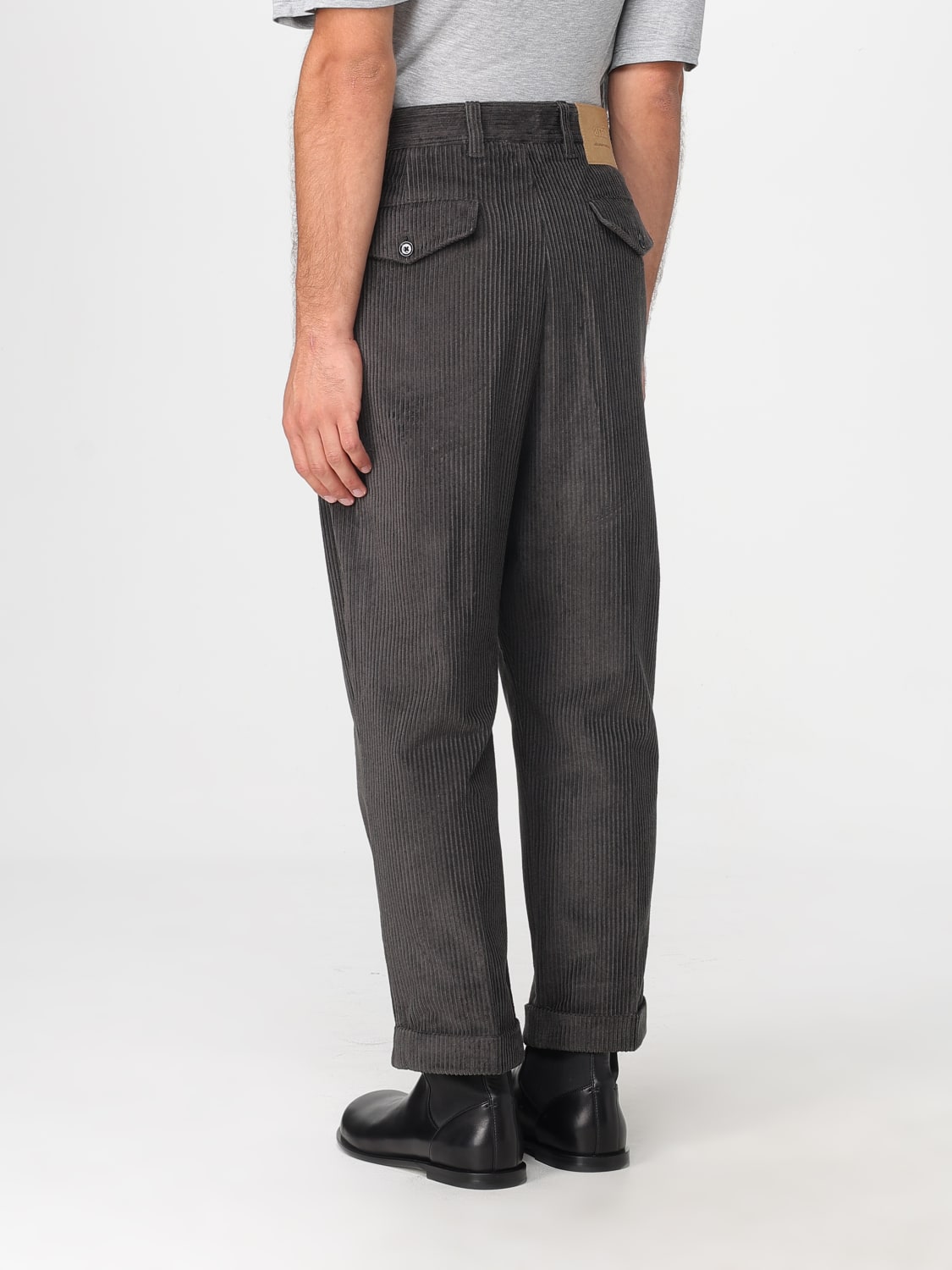 AMI PARIS PANTS: Pants men Ami Paris, Grey - Img 2