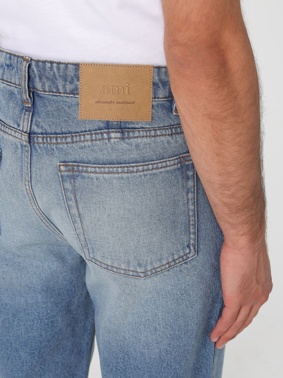 AMI PARIS JEANS: Jeans men Ami Paris, Blue - Img 3