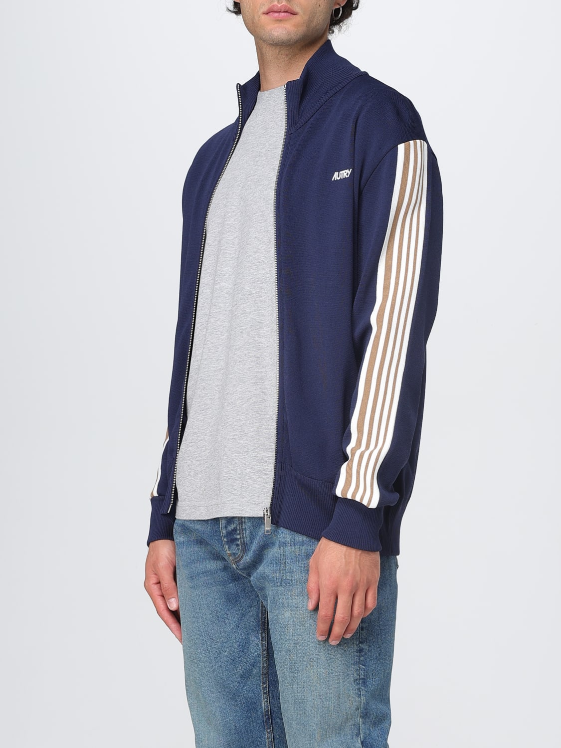 AUTRY SWEATSHIRT: Sweatshirt herren Autry, Blau - Img 3