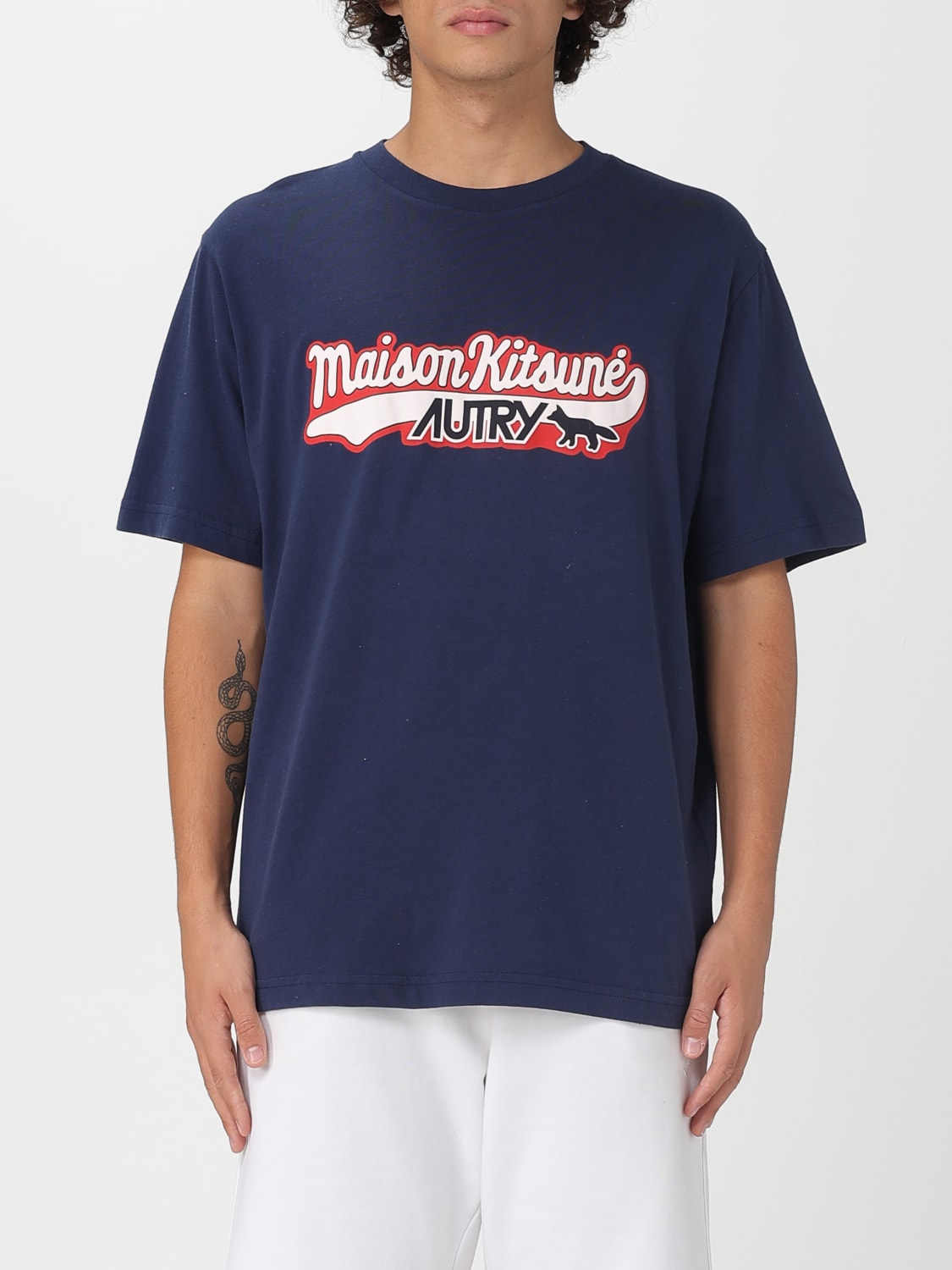 AUTRY T-SHIRT: T-shirt herren Autry, Blau - Img 1