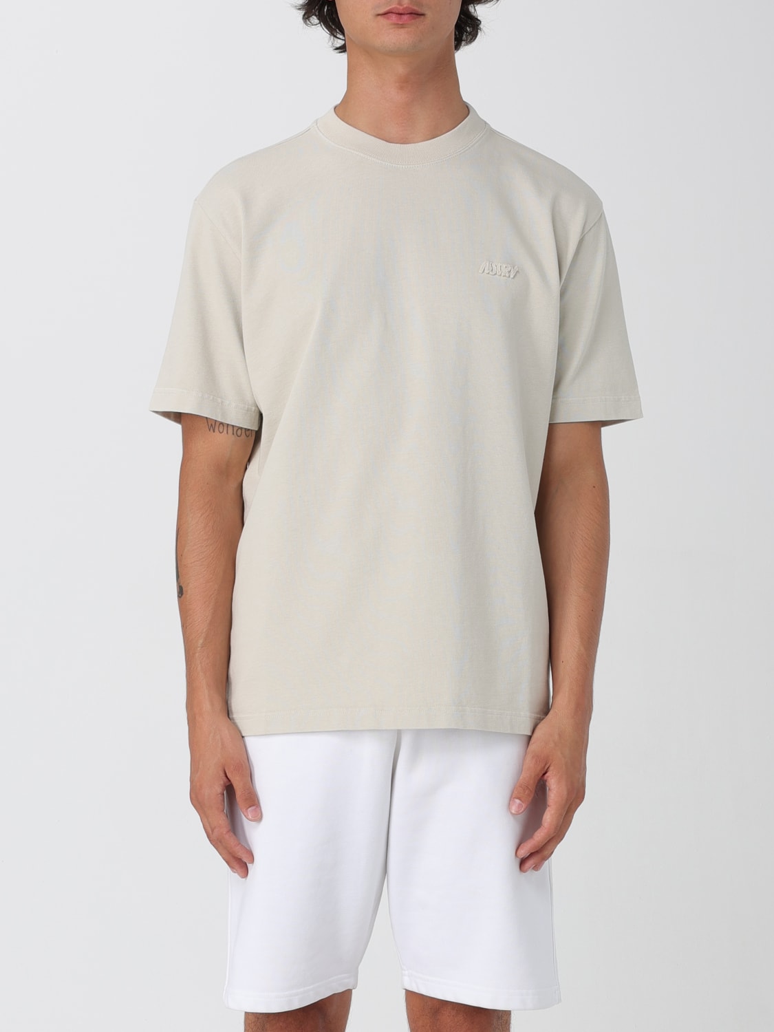 AUTRY T恤: T恤 男士 Autry, 灰色 2 - Img 1