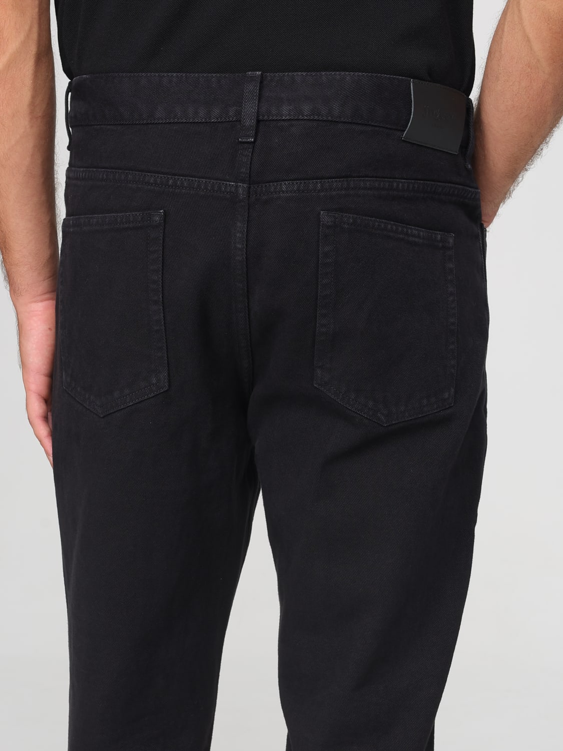 SAINT LAURENT JEANS: Jeans Saint Laurent in denim di cotone, Nero - Img 5