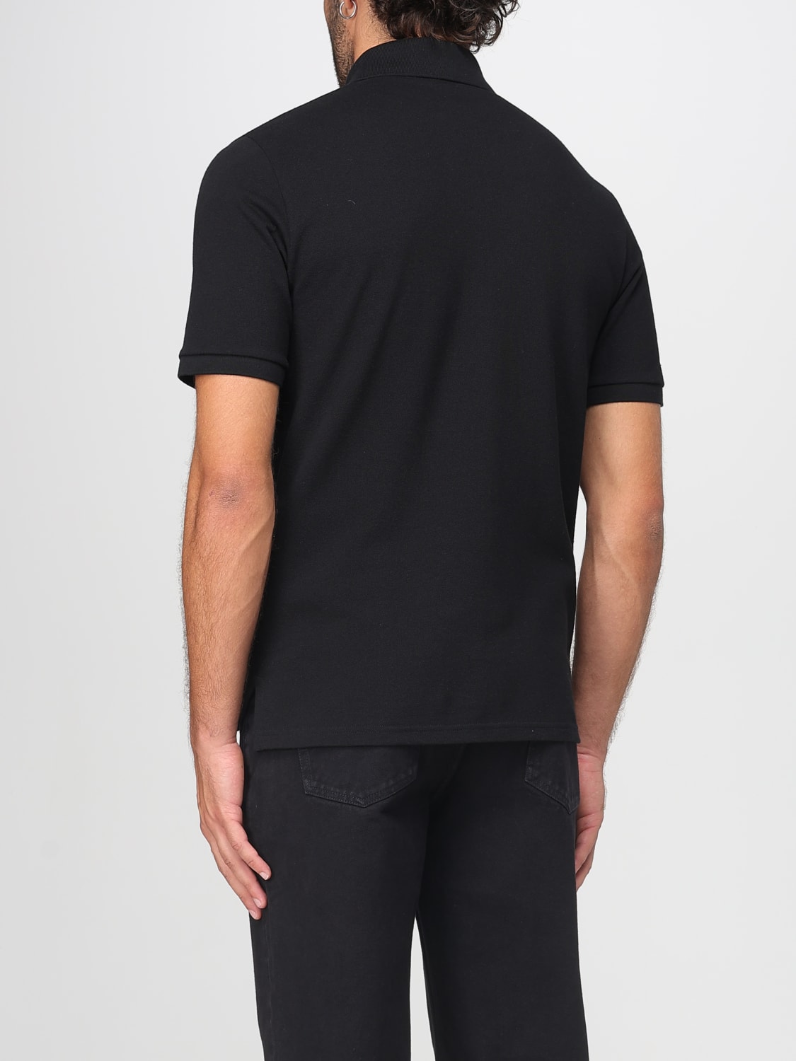 SAINT LAURENT POLO: Polo herren Saint Laurent, Schwarz - Img 3