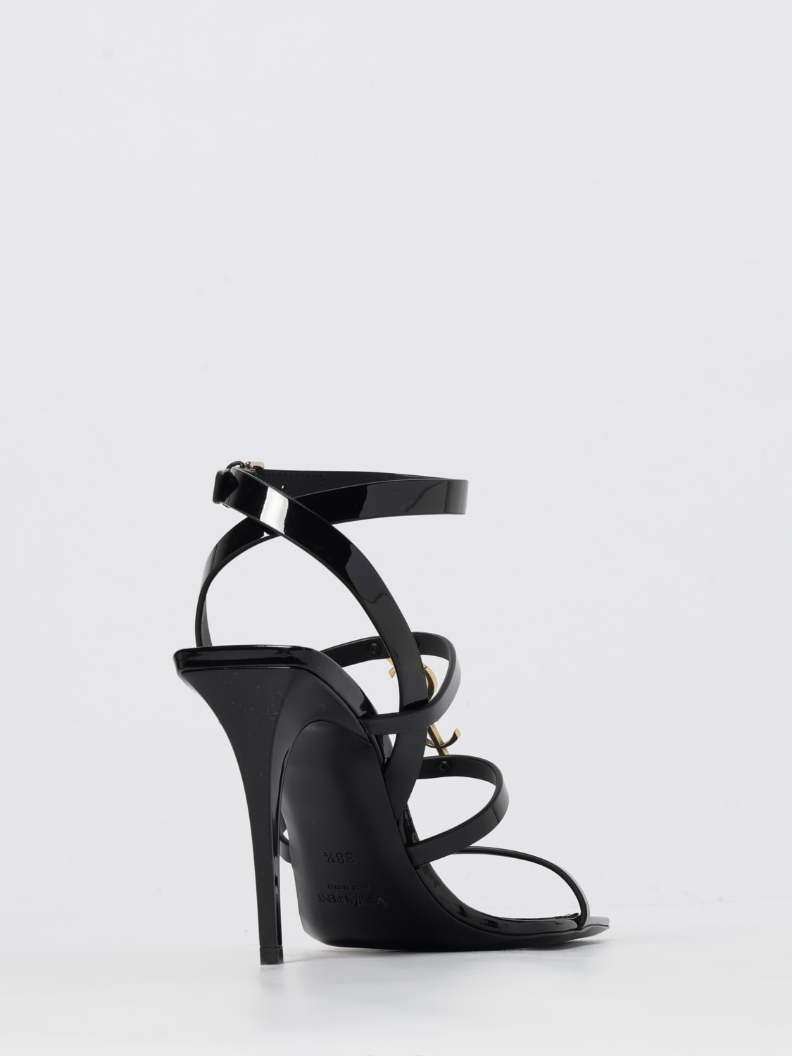 SAINT LAURENT HEELED SANDAL: Shoes woman Saint Laurent, Black - Img 3