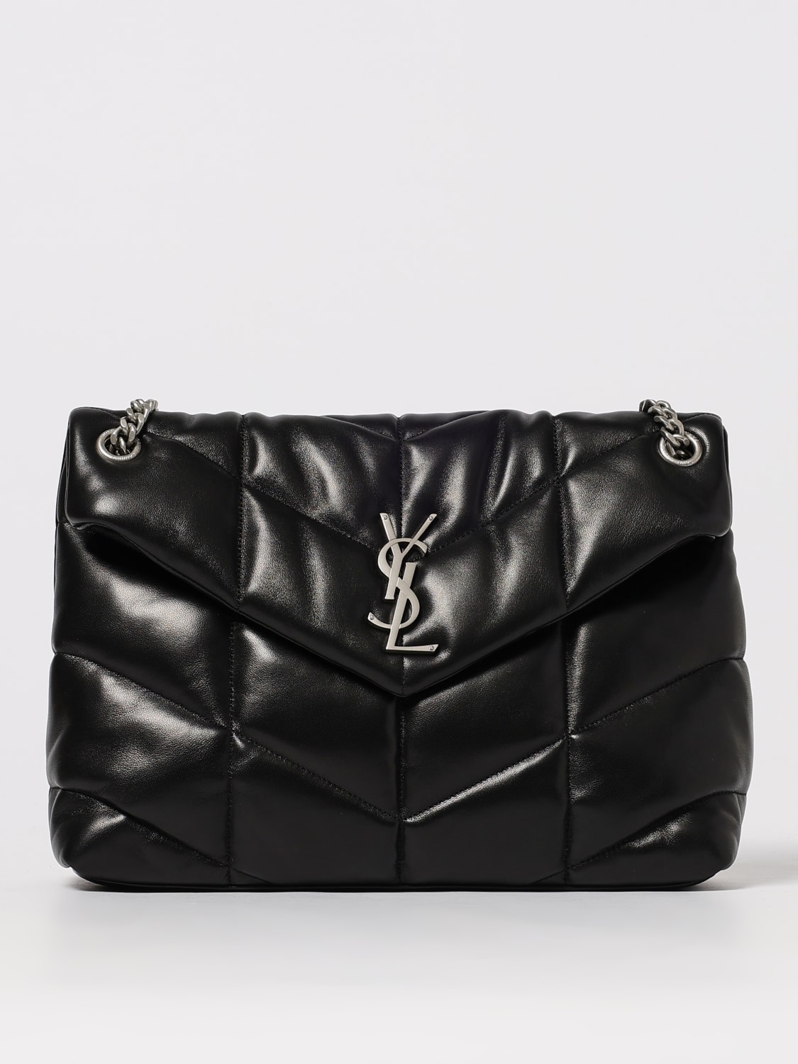 SAINT LAURENT SCHULTERTASCHE: Schultertasche damen Saint Laurent, Schwarz - Img 1