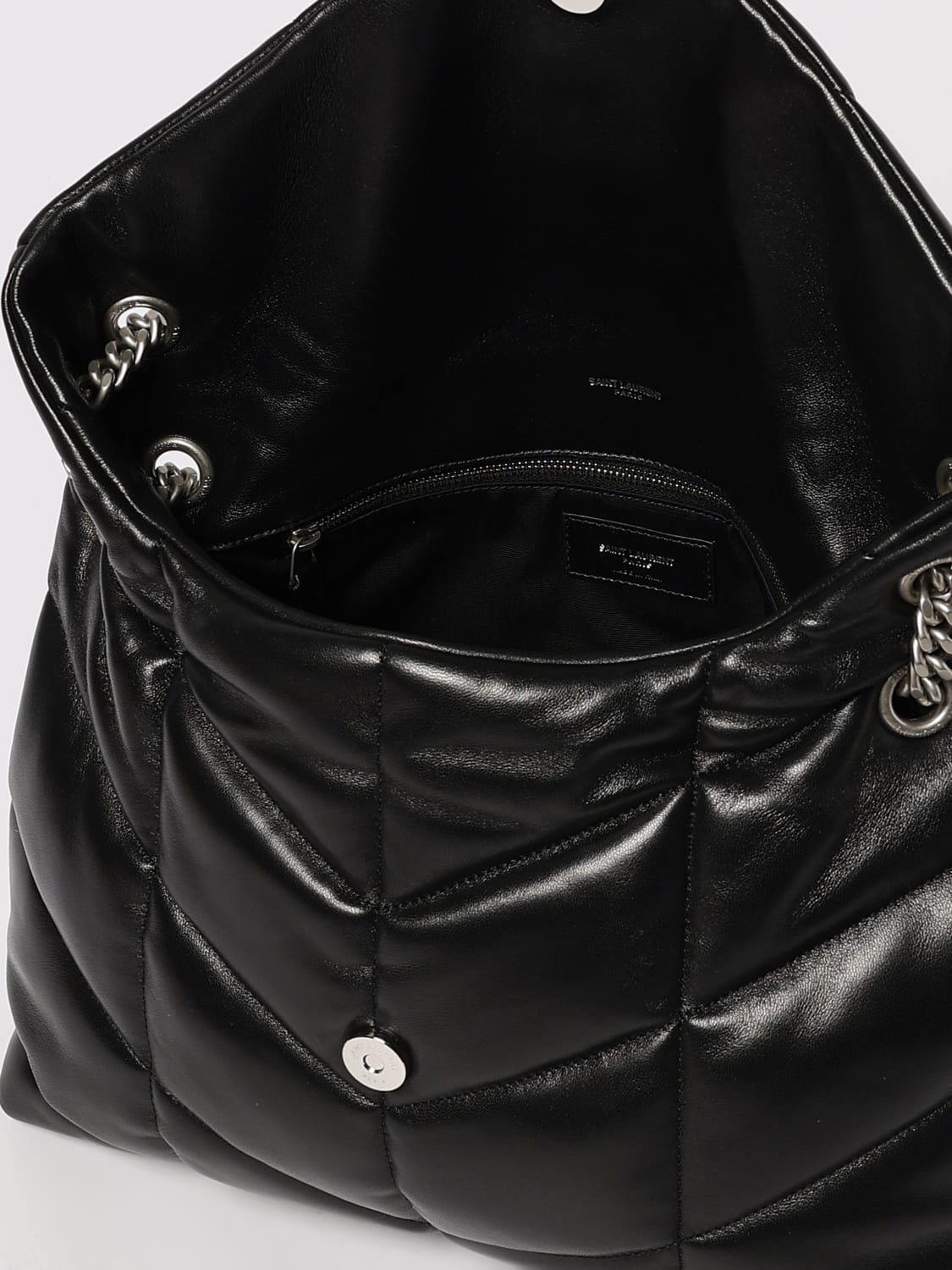 SAINT LAURENT SCHULTERTASCHE: Schultertasche damen Saint Laurent, Schwarz - Img 5