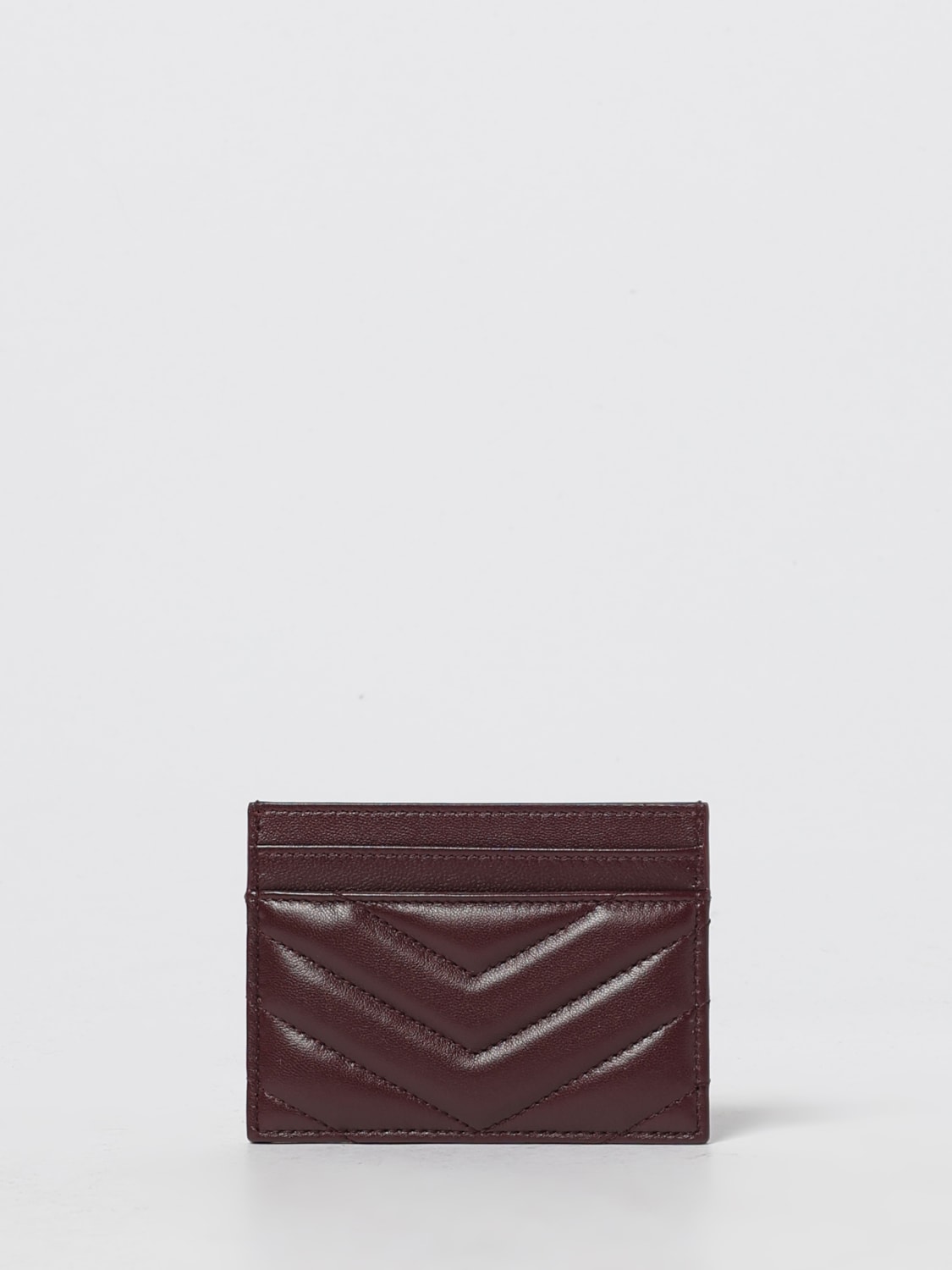 SAINT LAURENT WALLET: Wallet woman Saint Laurent, Burgundy - Img 2