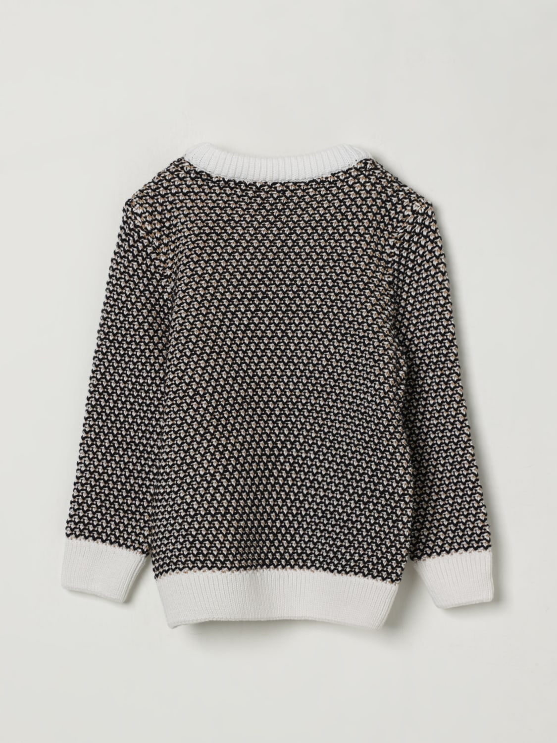 BOSS MAGLIA: Pullover Boss in cotone , Nero - Img 2