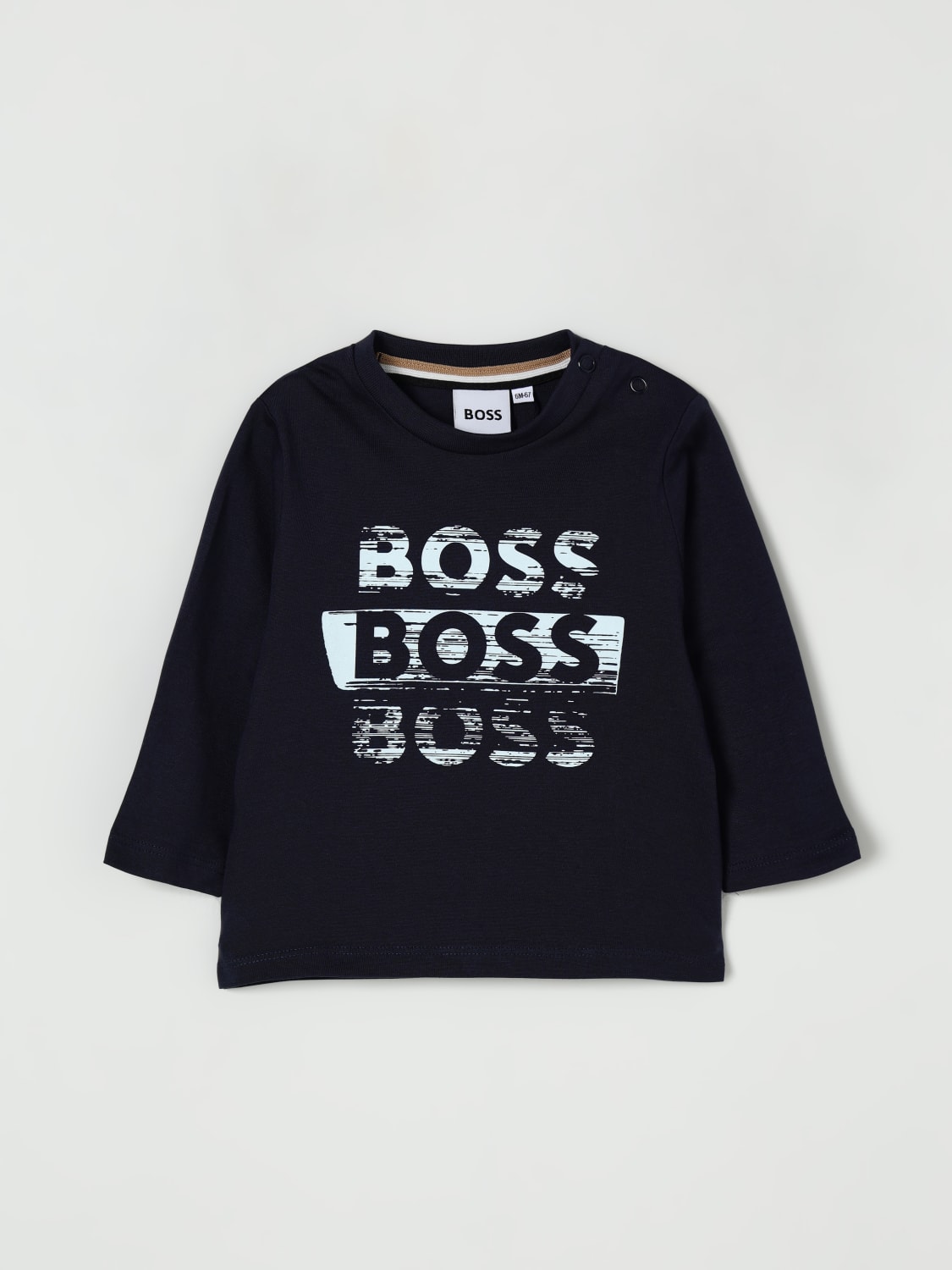 BOSS T-SHIRT: T-shirt enfant Boss, Marine - Img 1