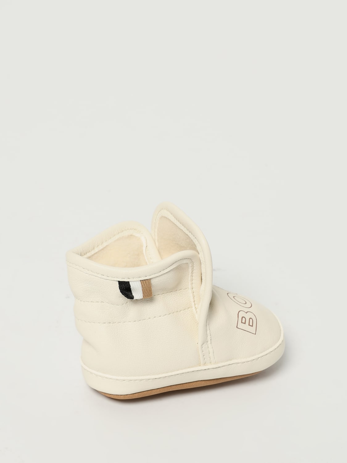 BOSS SHOES: Shoes kids Boss, Beige - Img 4