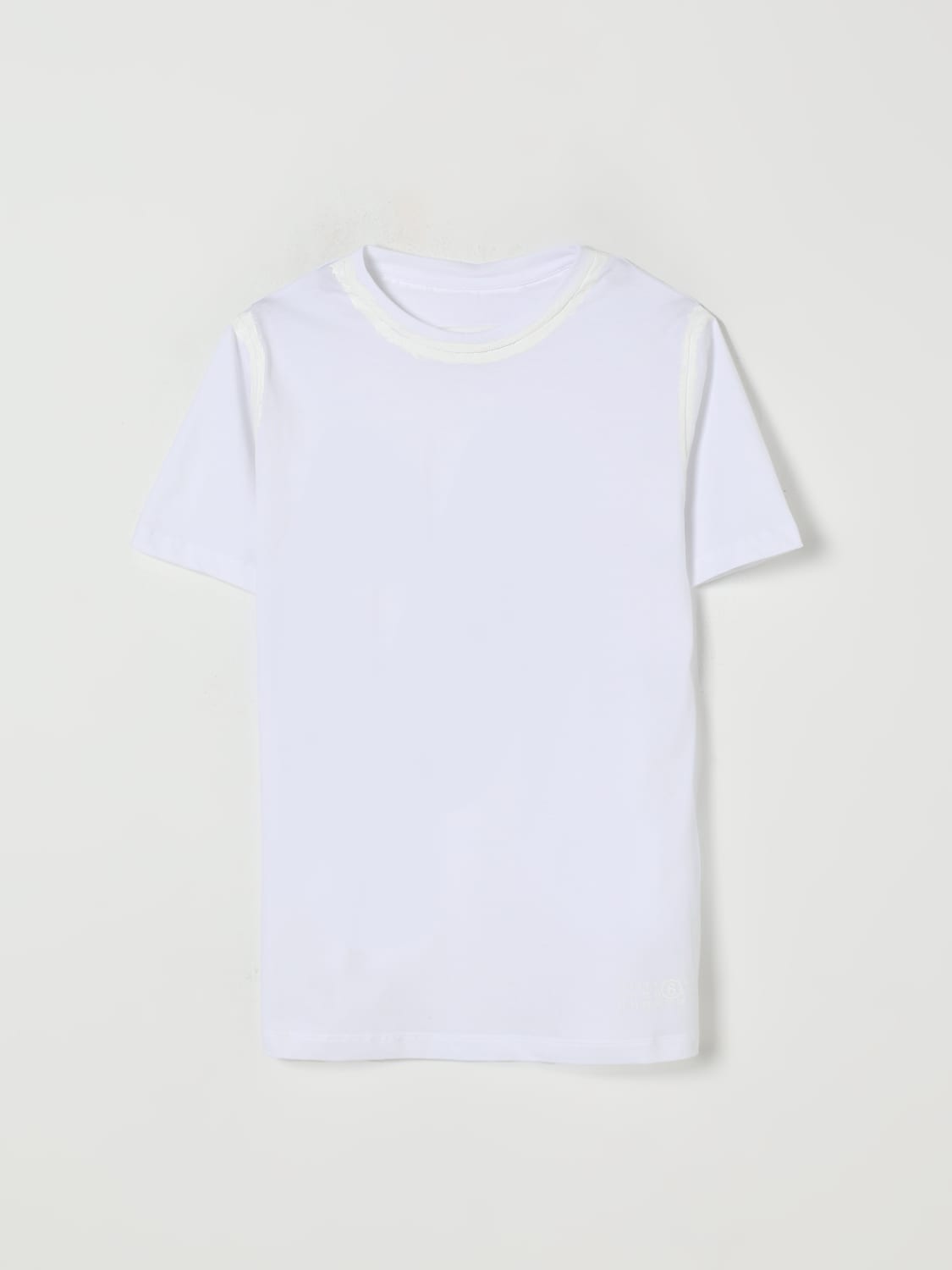 MM6 MAISON MARGIELA CAMISETA: Camisetas niños Mm6 Maison Margiela, Blanco - Img 1