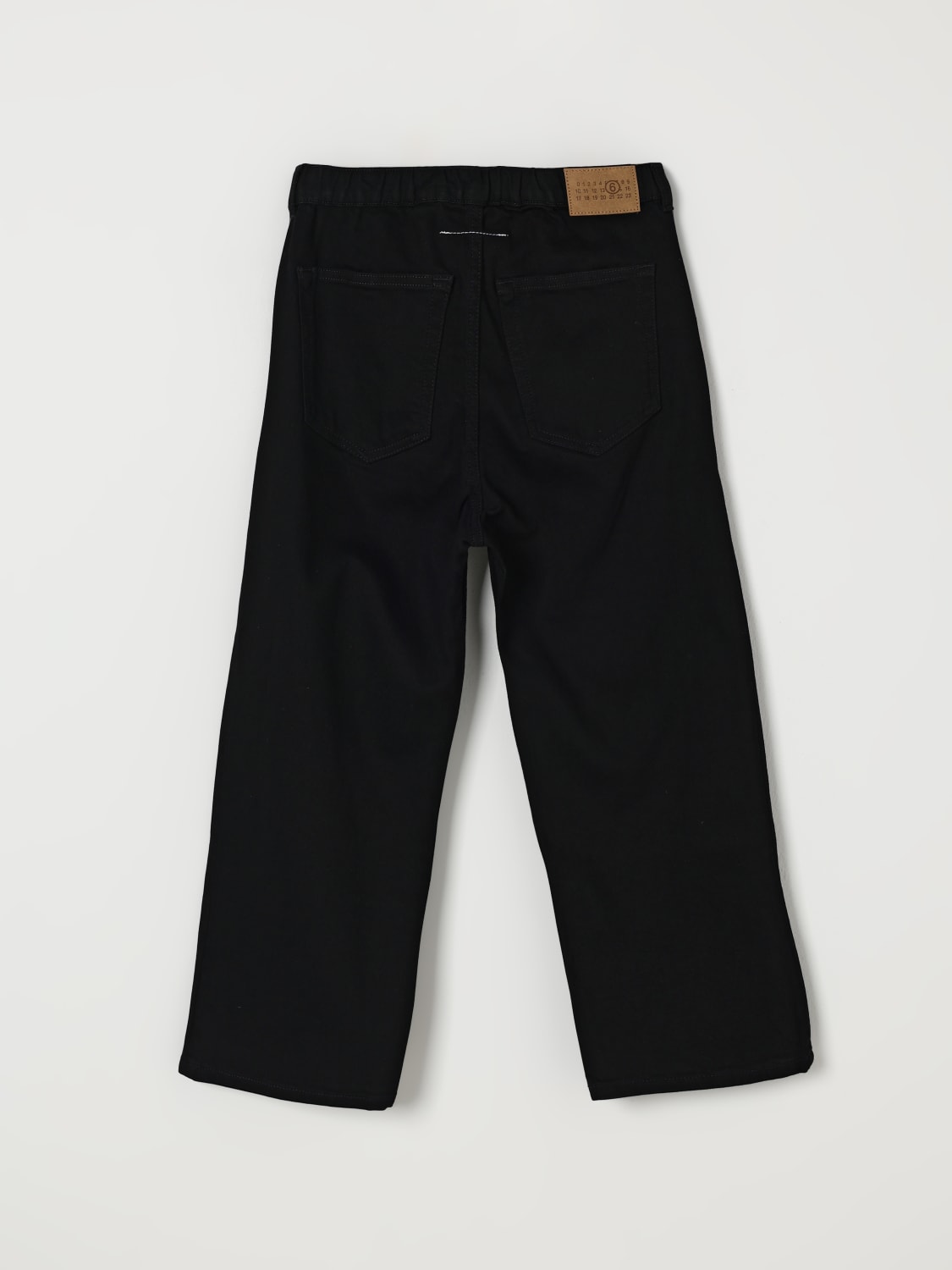 MM6 MAISON MARGIELA JEANS: Hose kinder Mm6 Maison Margiela, Schwarz - Img 2