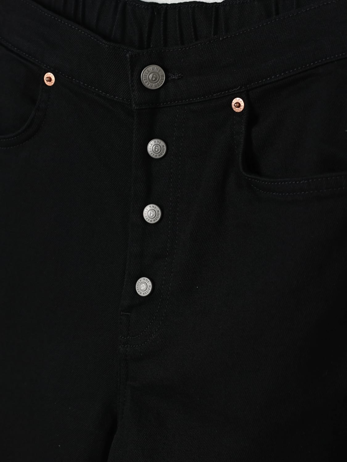 MM6 MAISON MARGIELA JEANS: Hose kinder Mm6 Maison Margiela, Schwarz - Img 3