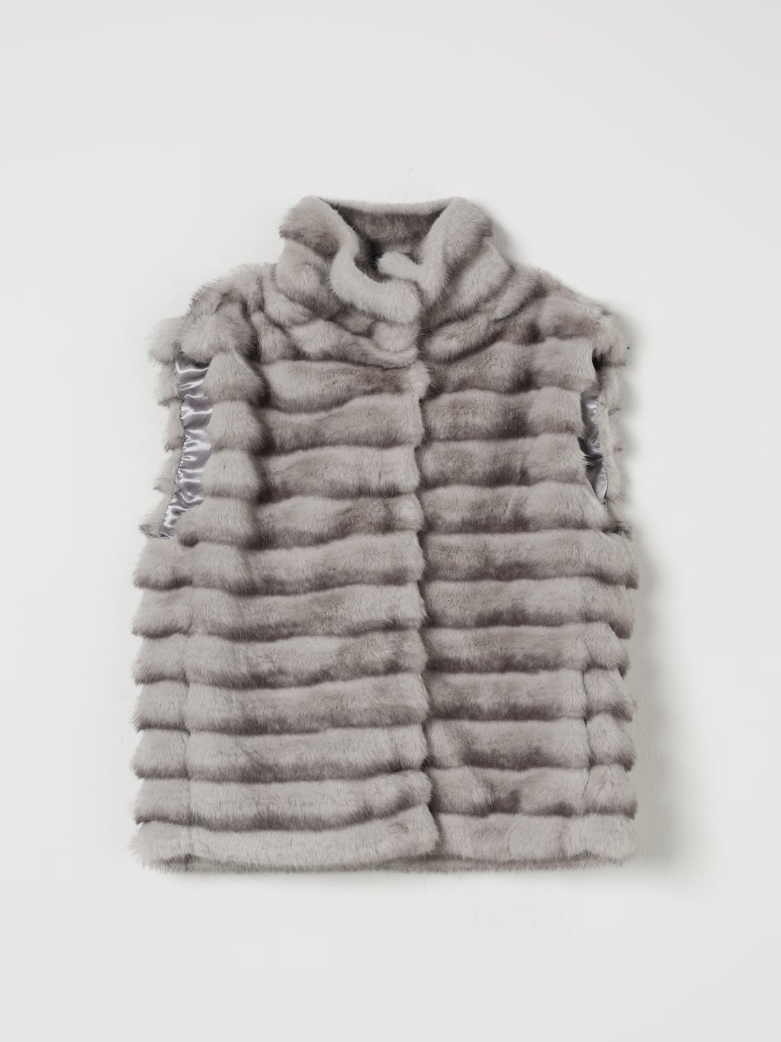 MONNALISA MANTEL: Mantel kinder Monnalisa, Grau - Img 1